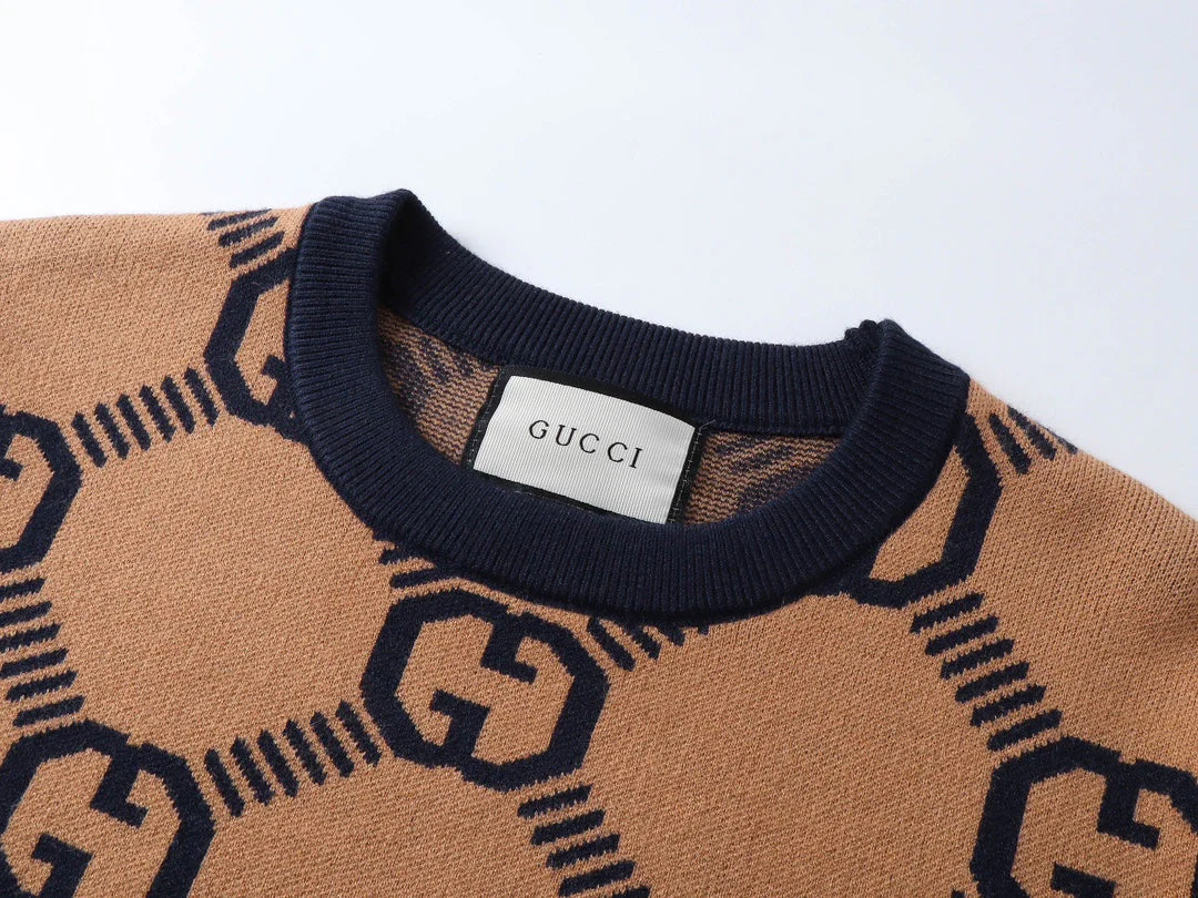 Jacquard-knit cashmere sweatshirt