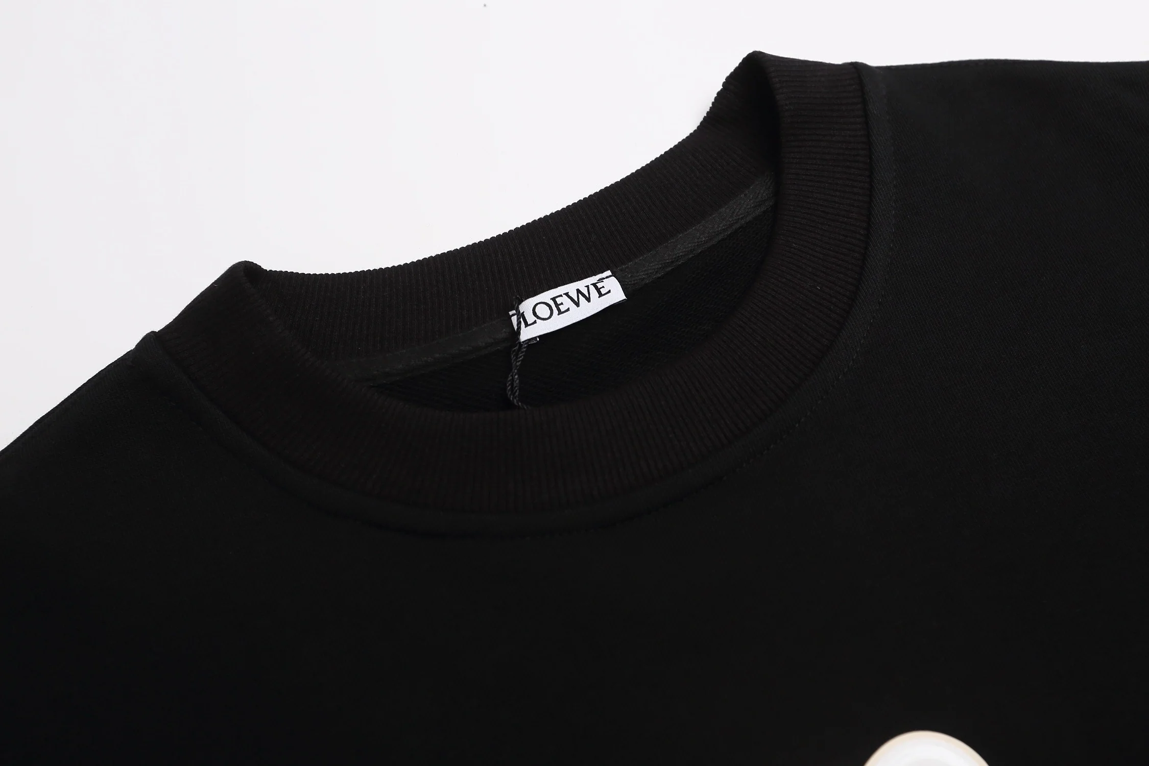 Offset printed cotton sweatshirt