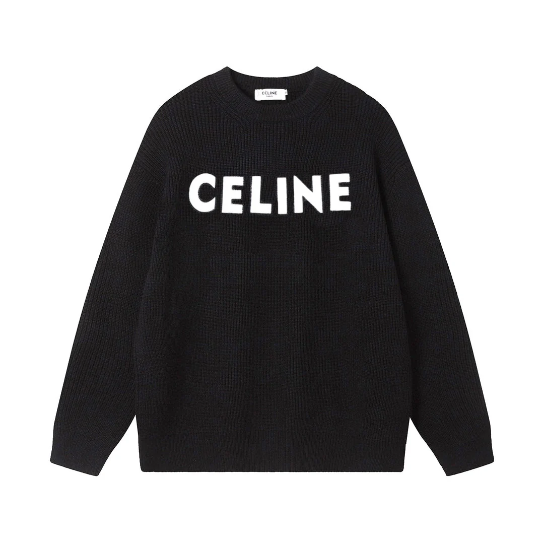 Patch cashmere sweatshirt