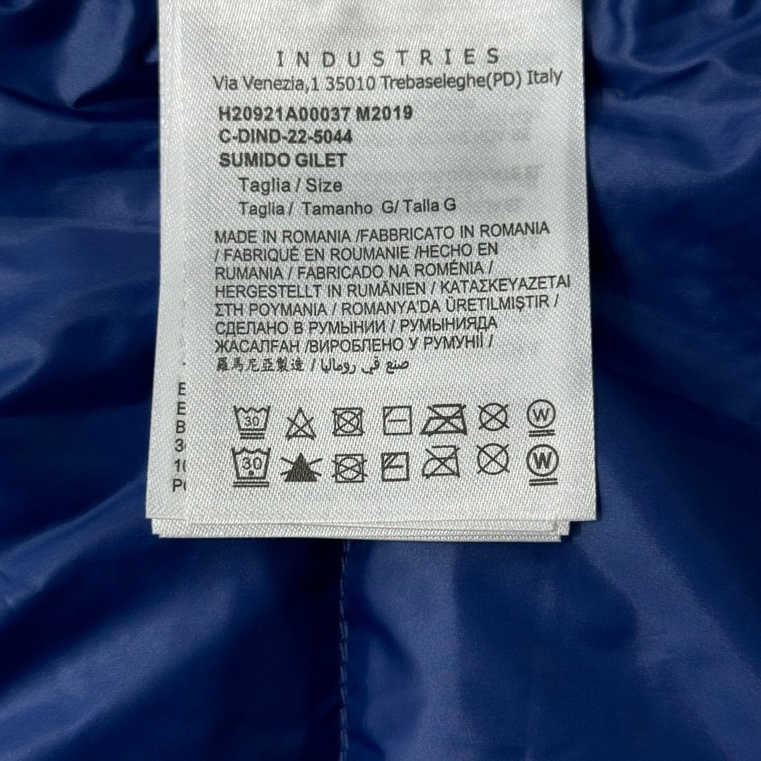 Stand collar zipper down vest