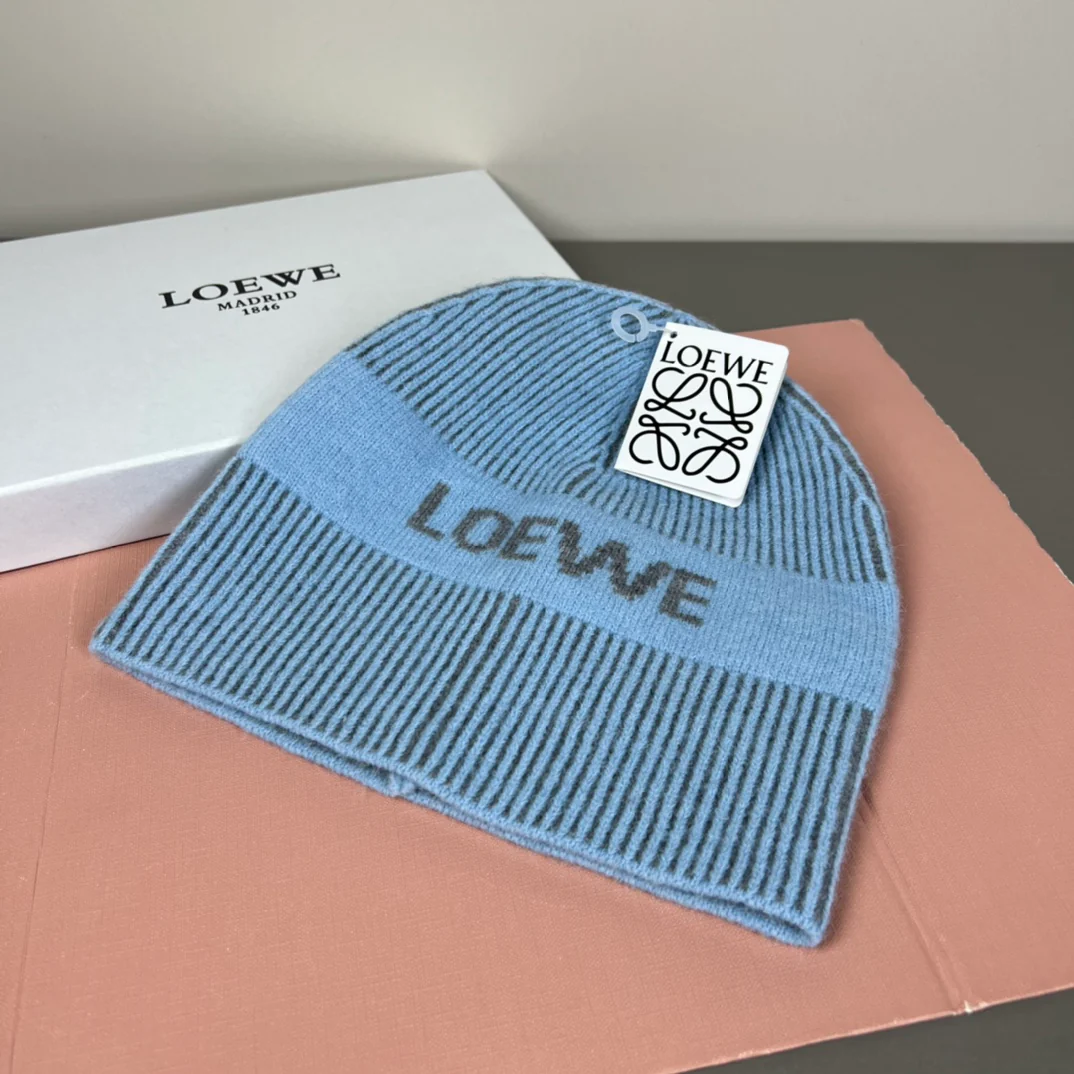 Jacquard Cashmere Knitted  Beanie