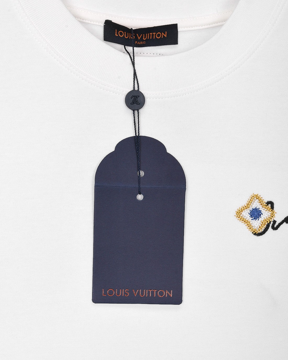 Embroidered cotton sweatshirt