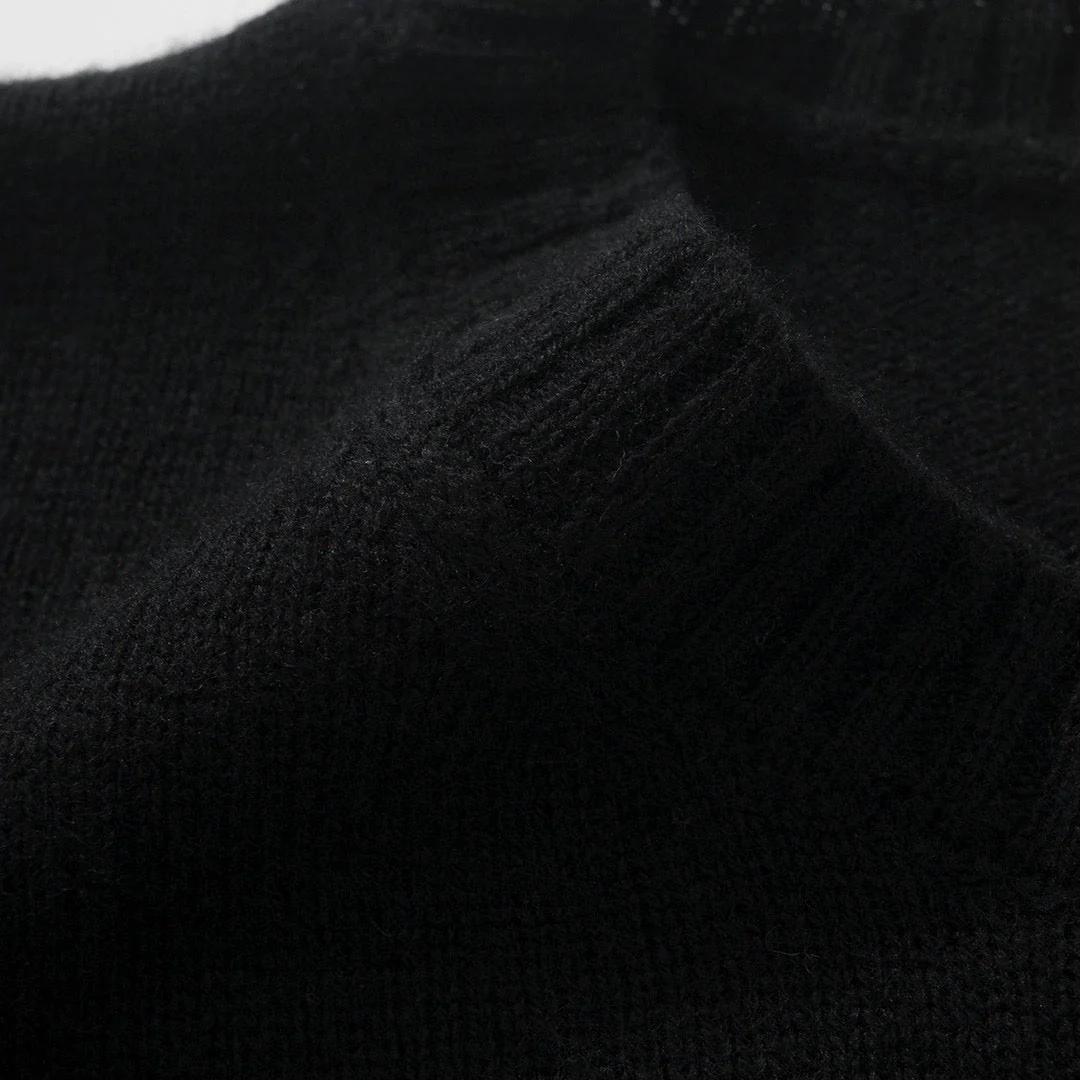 knitted jacquard sweatshirt