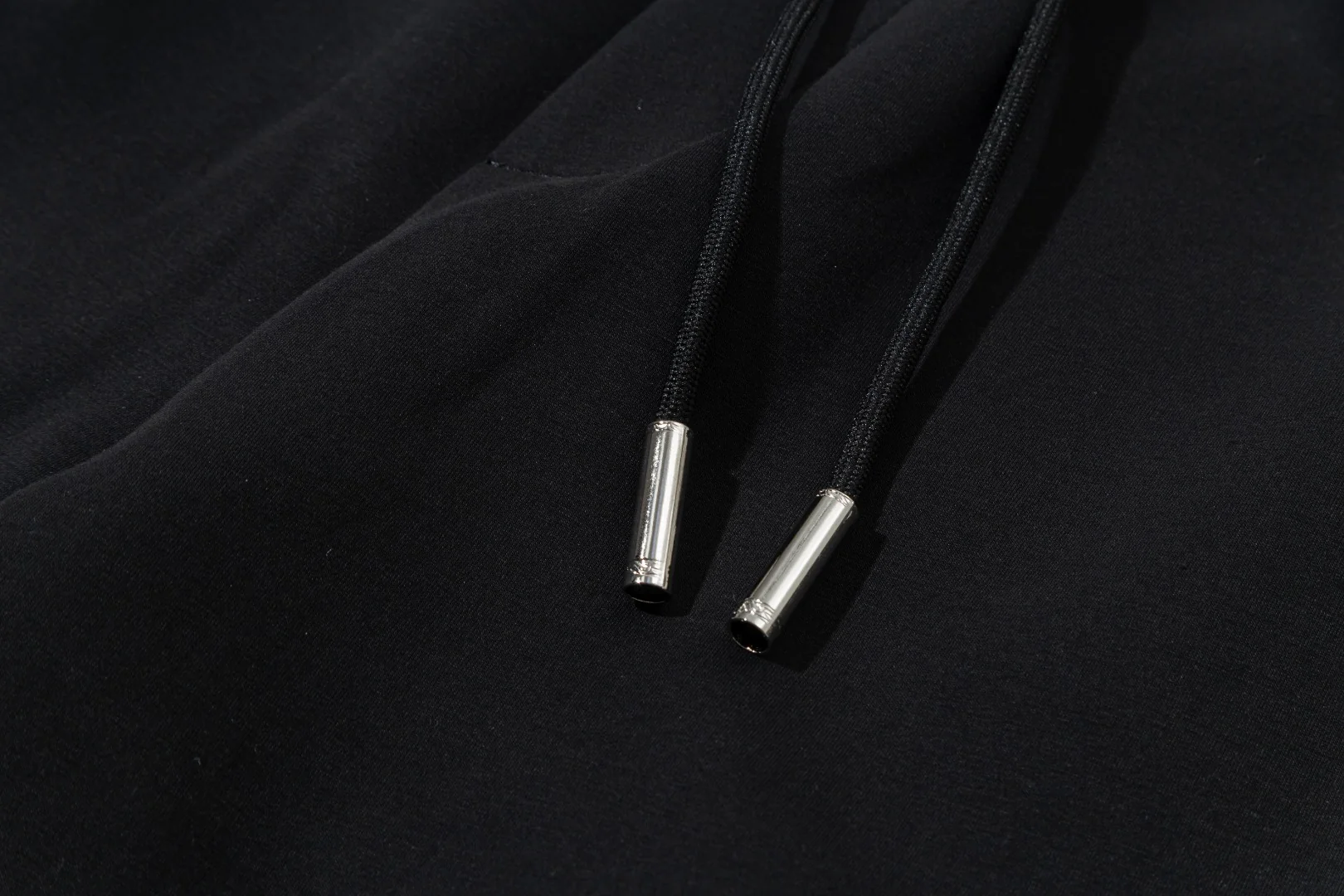 Embroidery cotton drawstring trousers