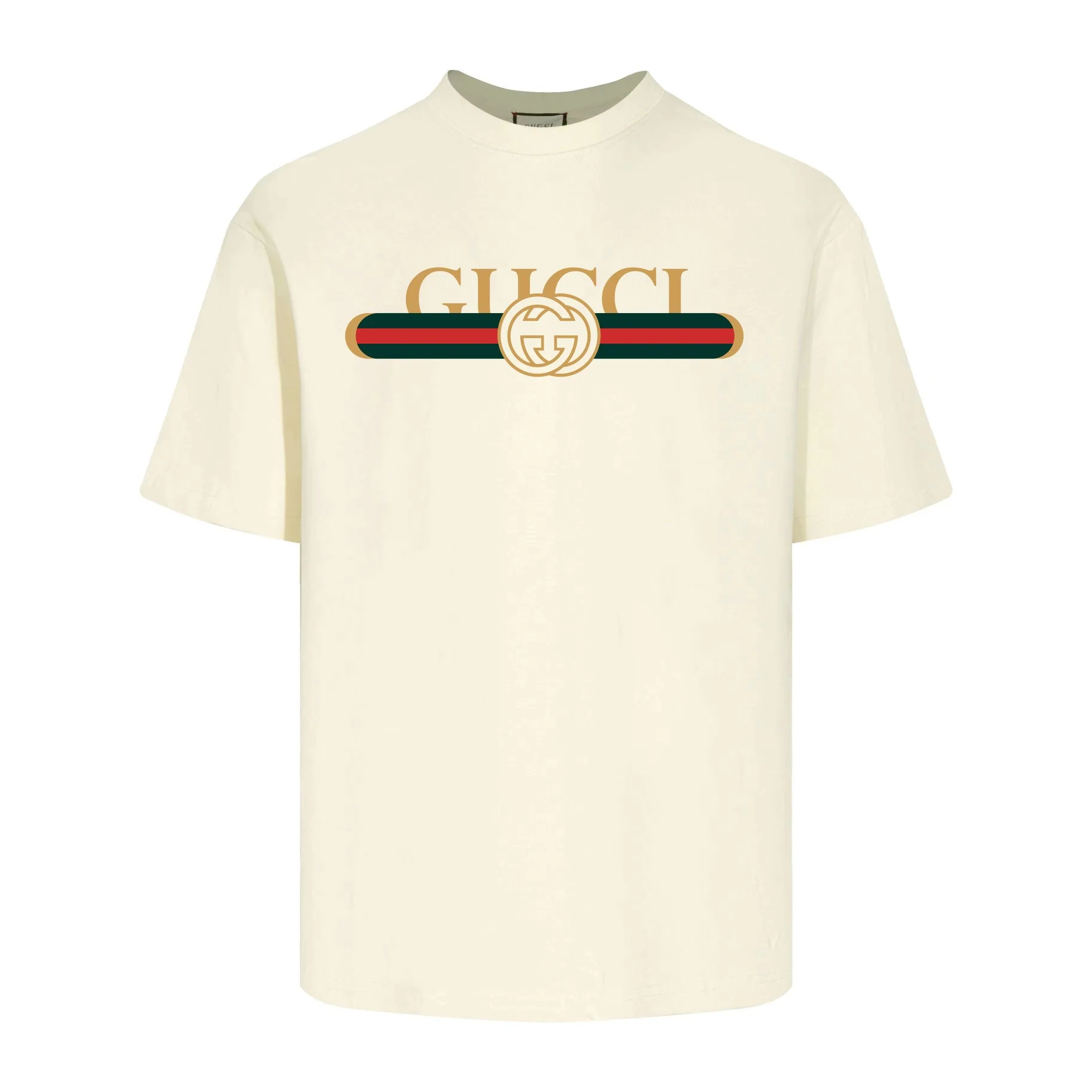 Printed crew neck cotton T-shirt