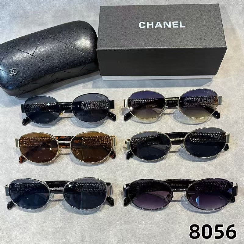 6 Colors Metal Frame Round Lens Sunglasses 8056