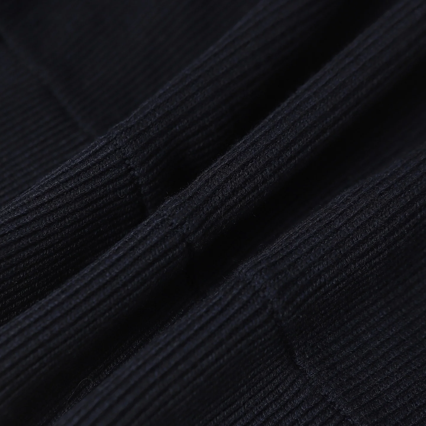 Wool Zip-Up Knit Down Hooded Jacket