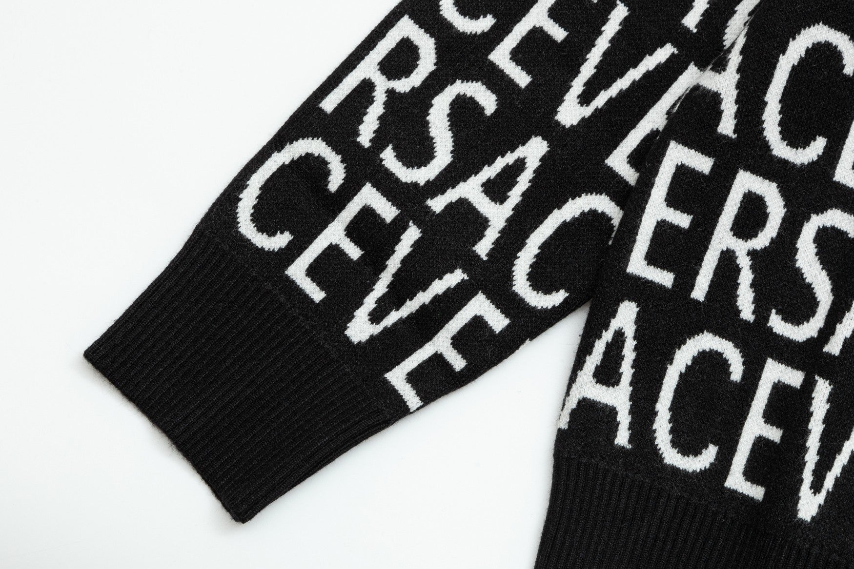 knitted jacquard sweatshirt