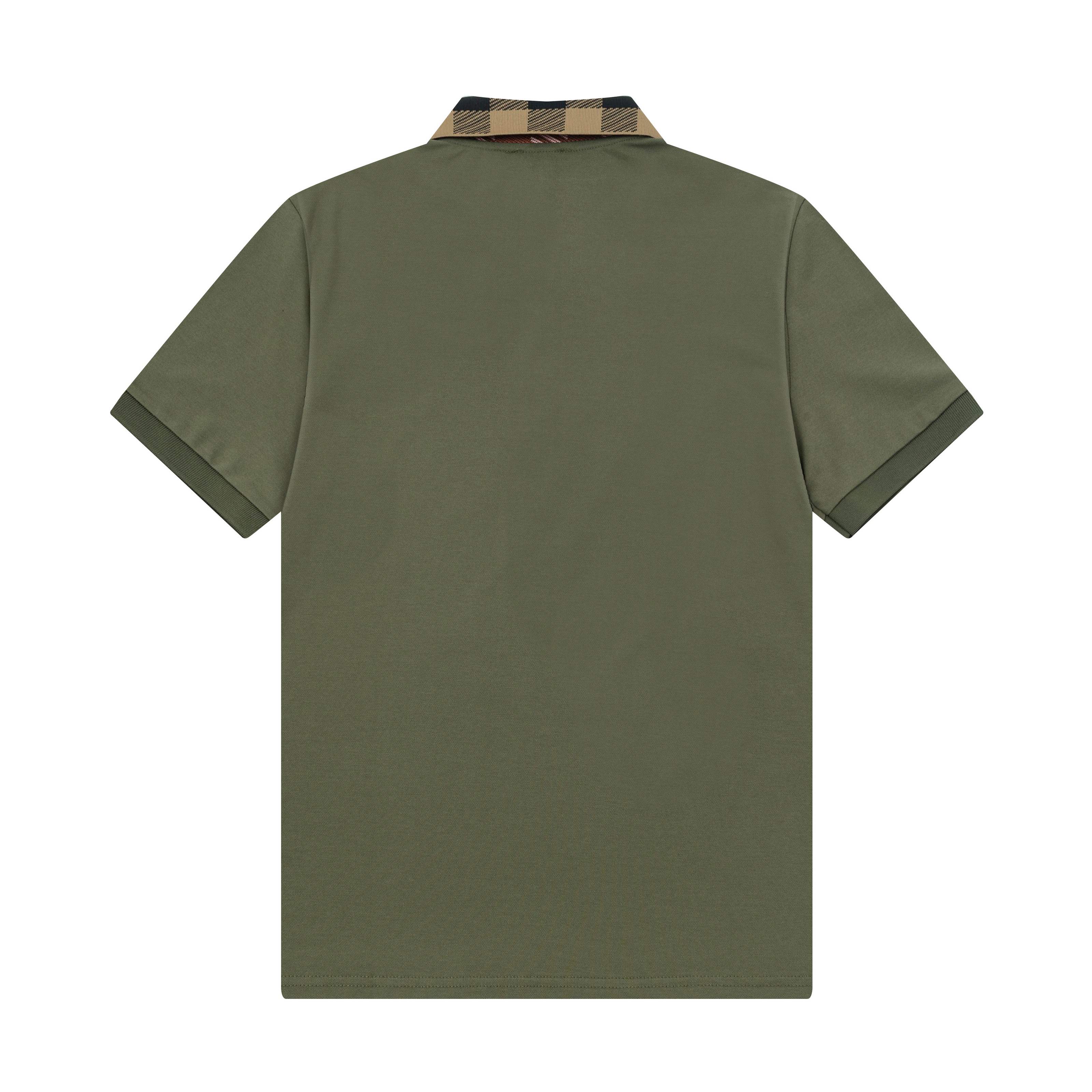 Lapel Cotton Polo Shirt