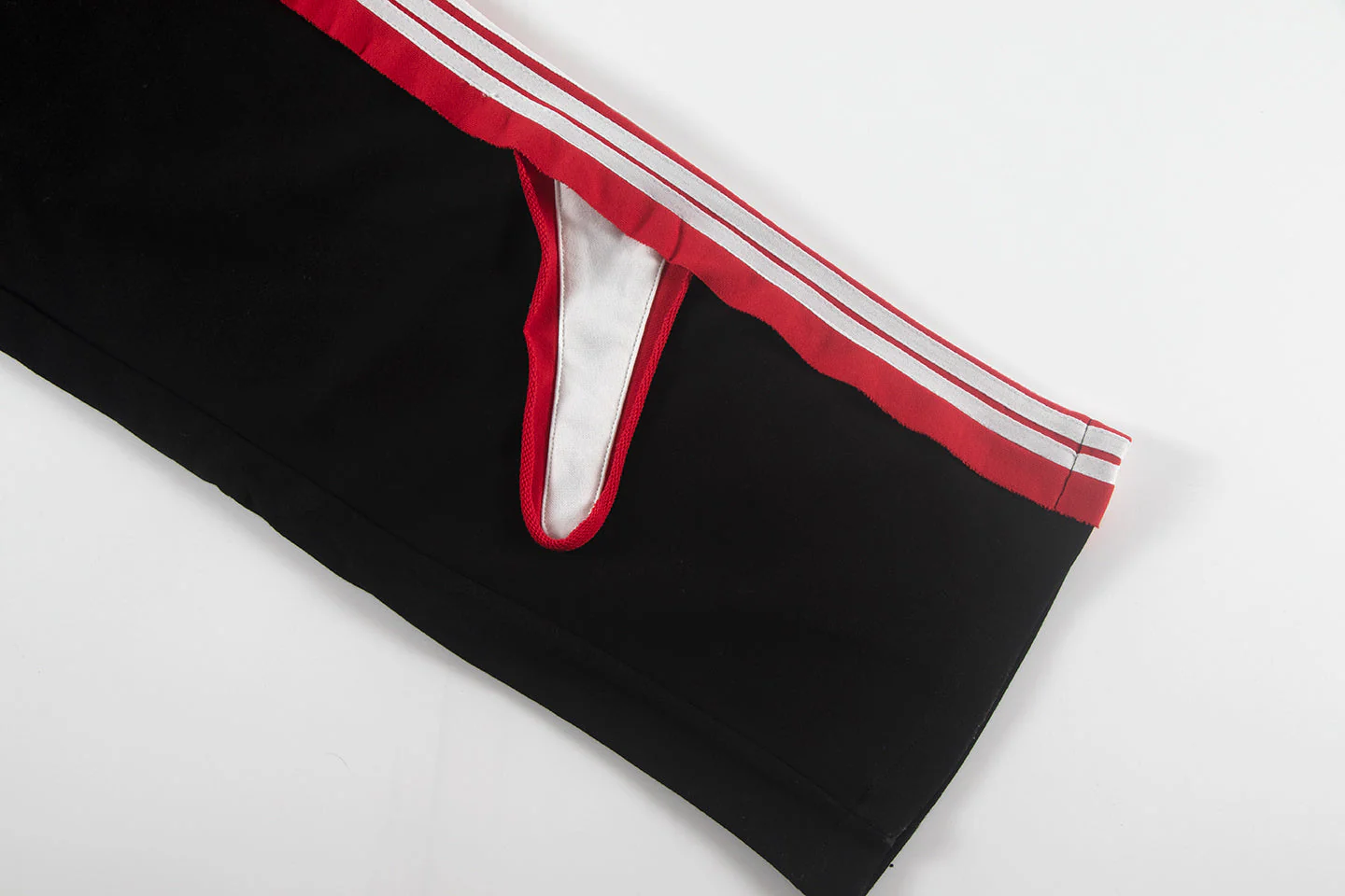 White side bar sports trousers