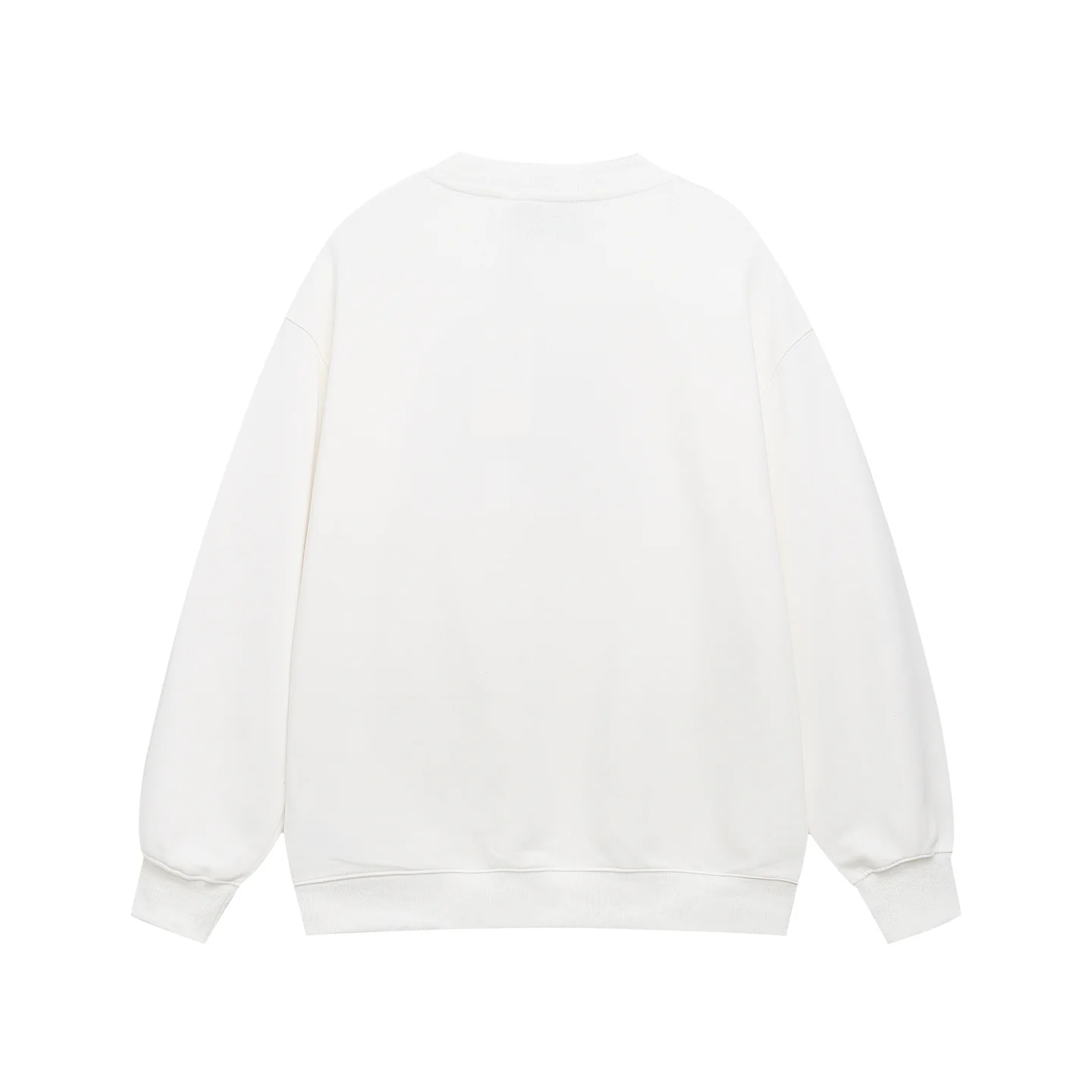 Offset printed cotton sweatshirt