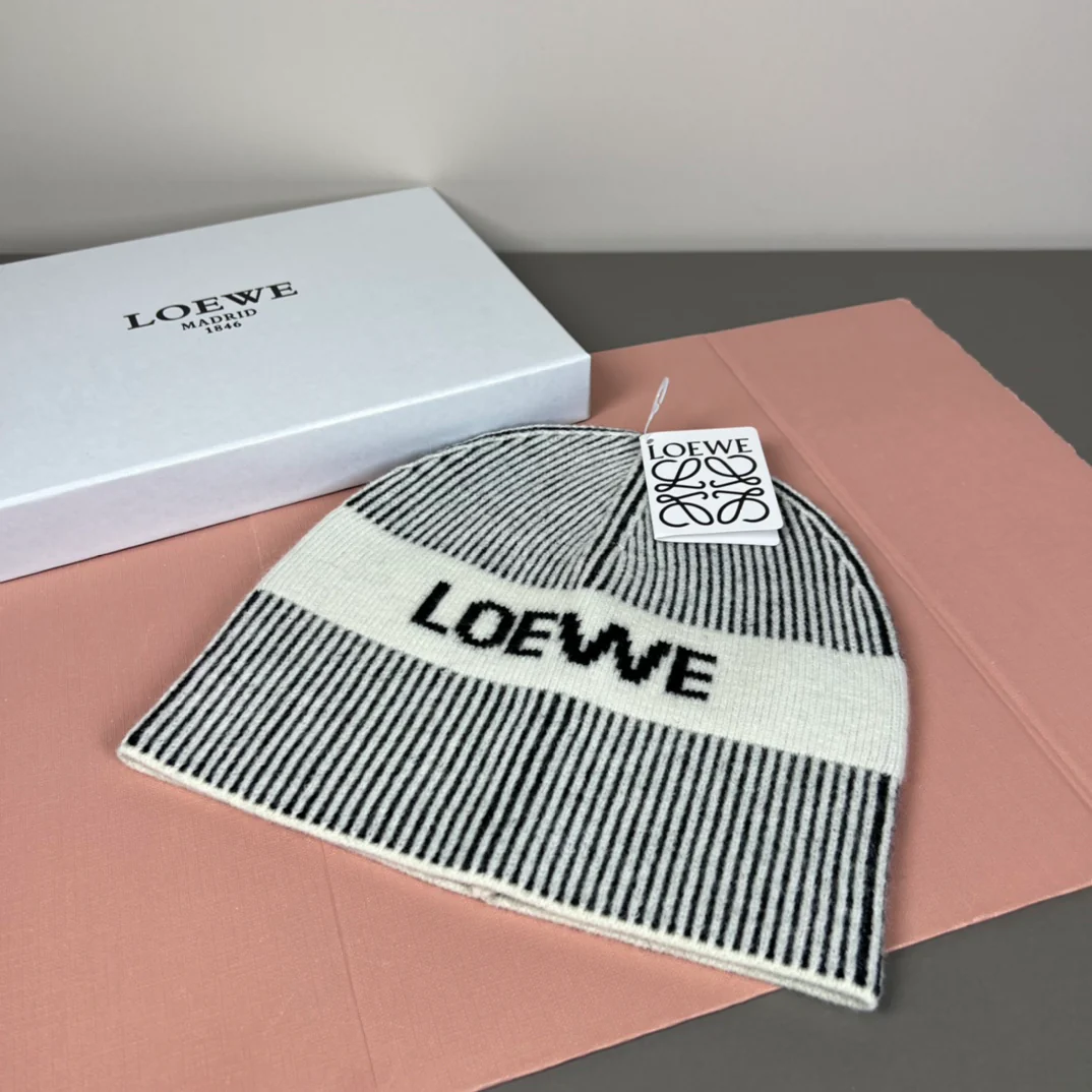 Jacquard Cashmere Knitted  Beanie