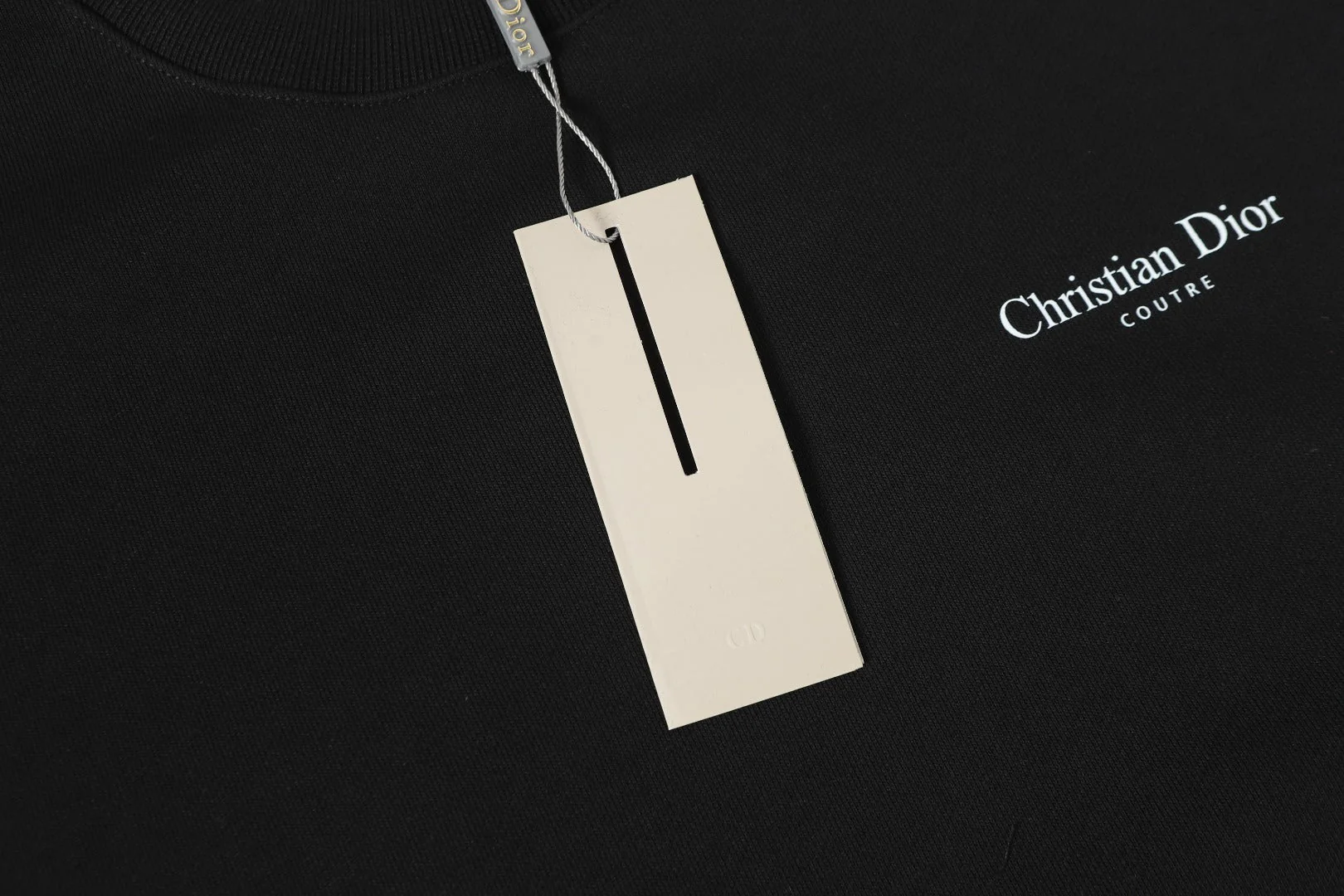 Knitted printed sweatshirt