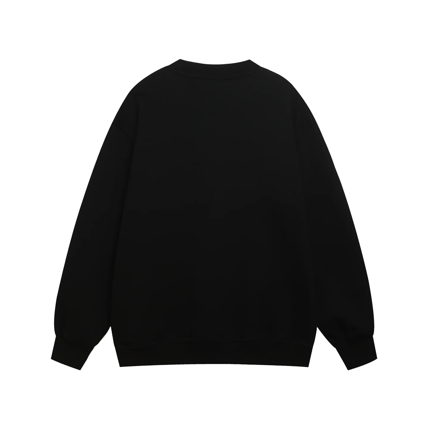 Silicone embossed cotton sweatshirt