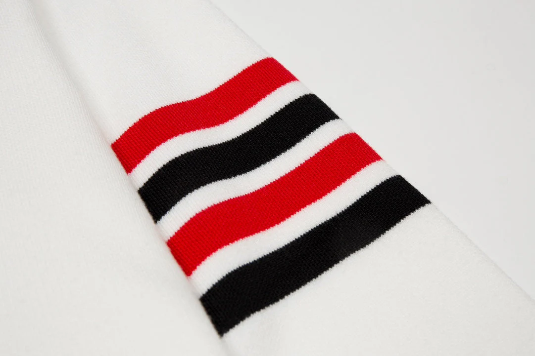 Knitted embroidered cashmere sweatshirt