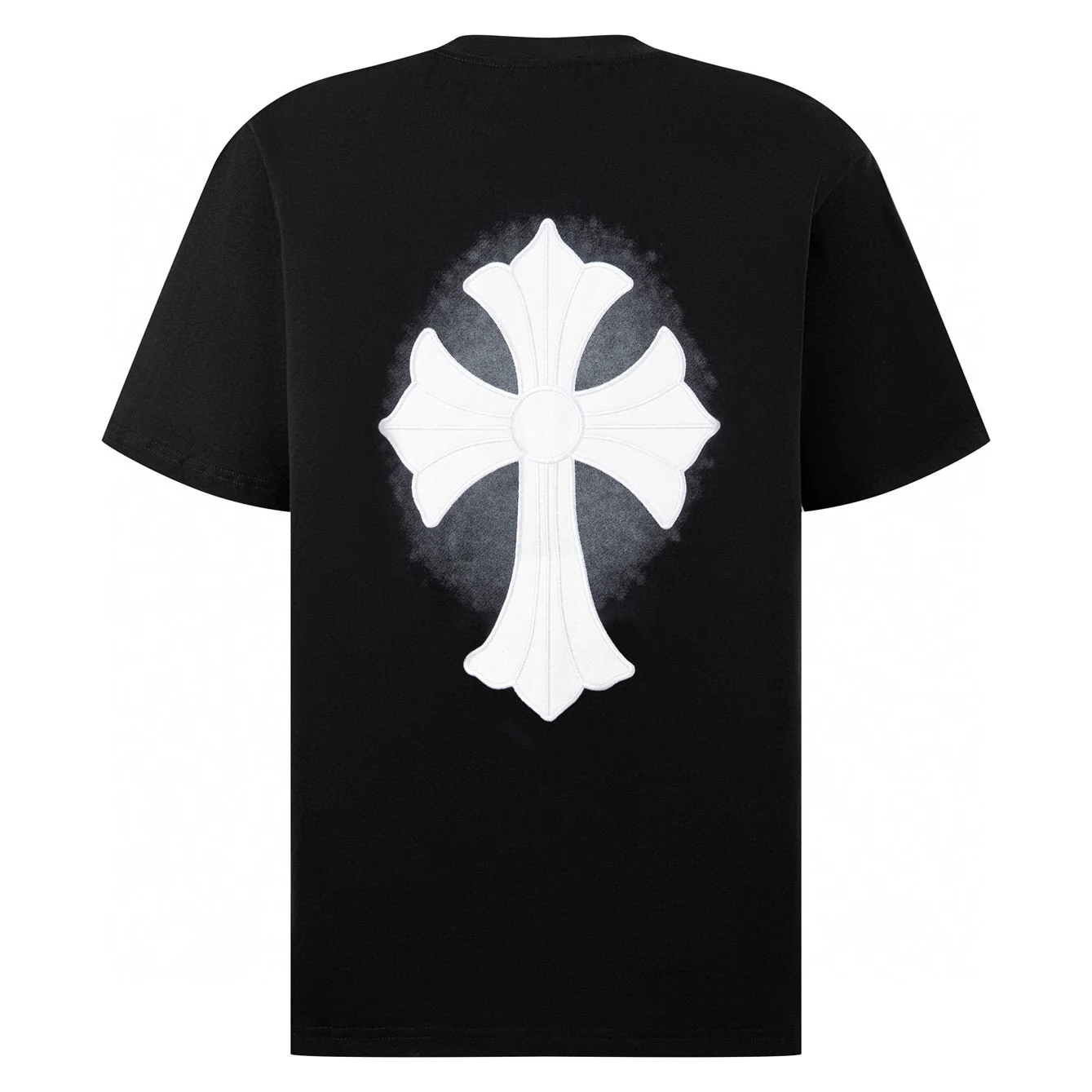 Double-sided embroidered T-shirt