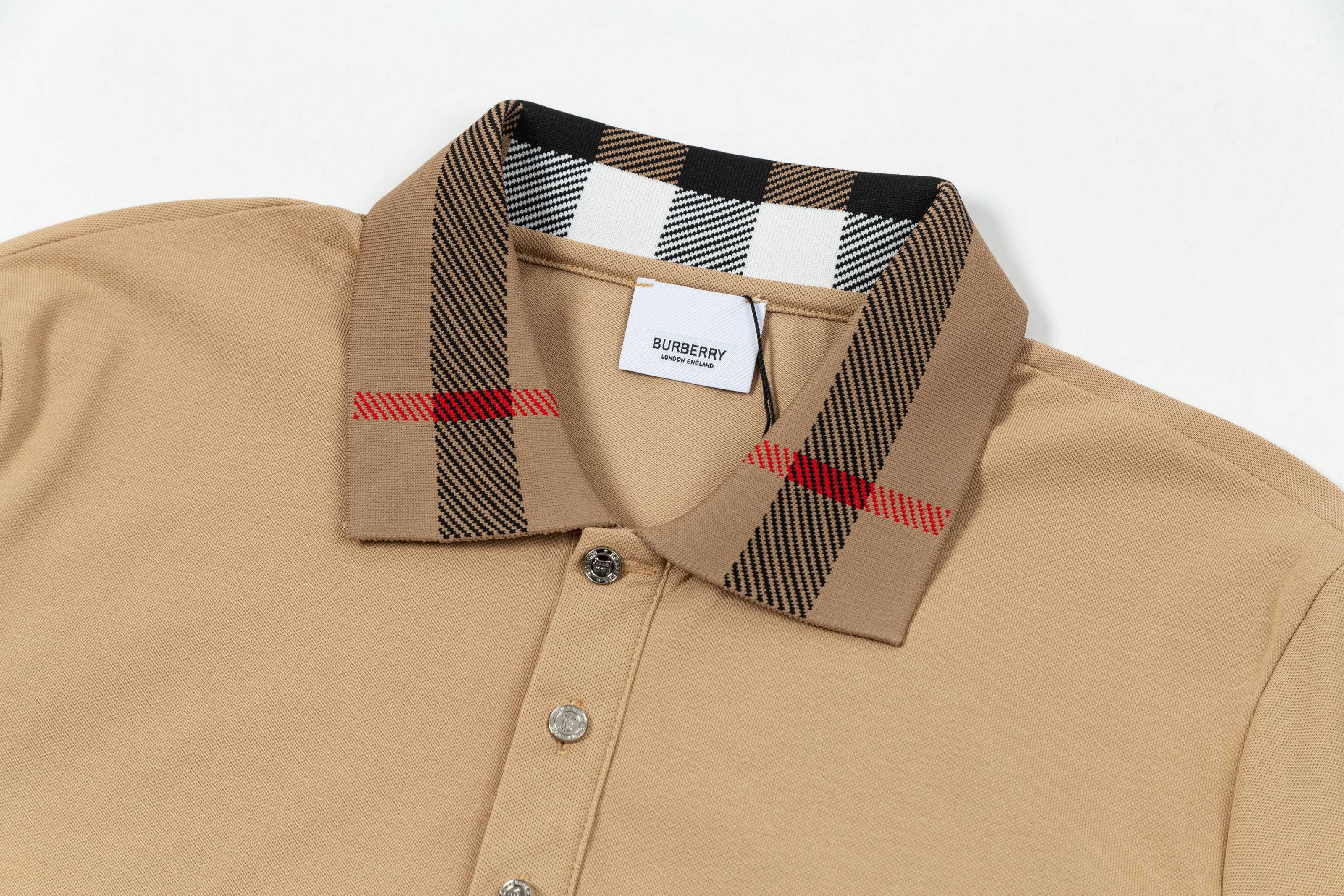 Lapel Cotton Polo Shirt