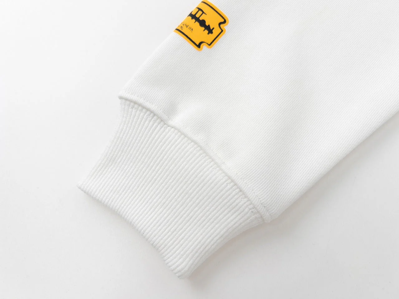 White Cotton Sweatshirt