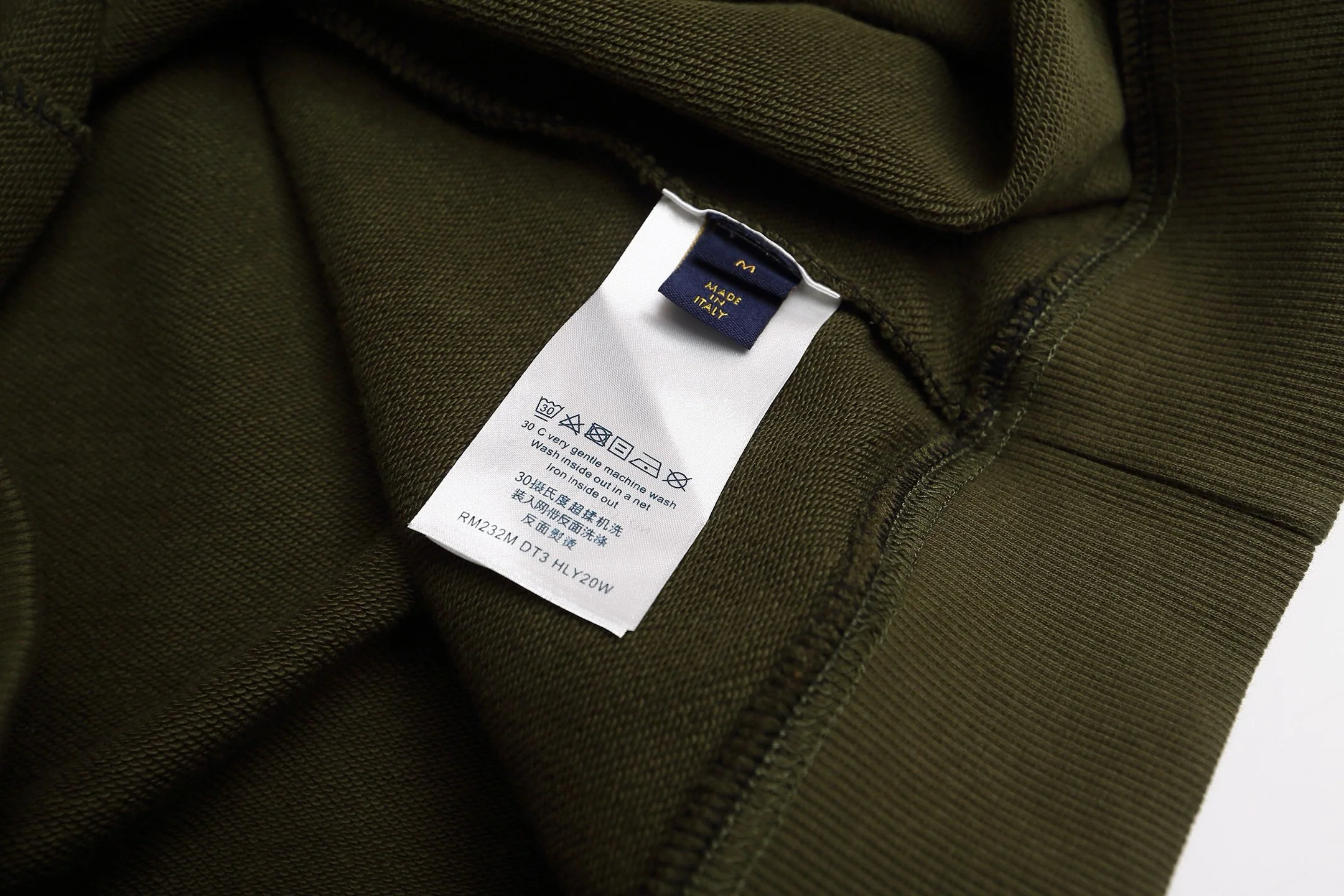 Nail embroidered cotton sweatshirt