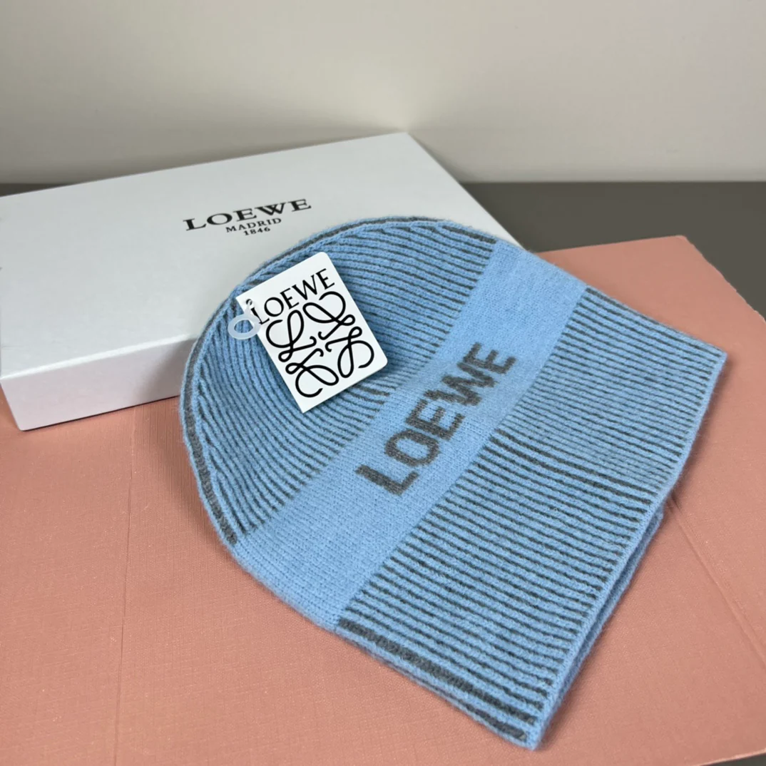 Jacquard Cashmere Knitted  Beanie