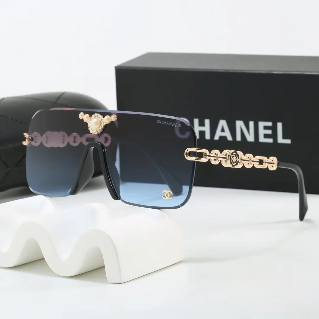 Half frame metal sunglasses