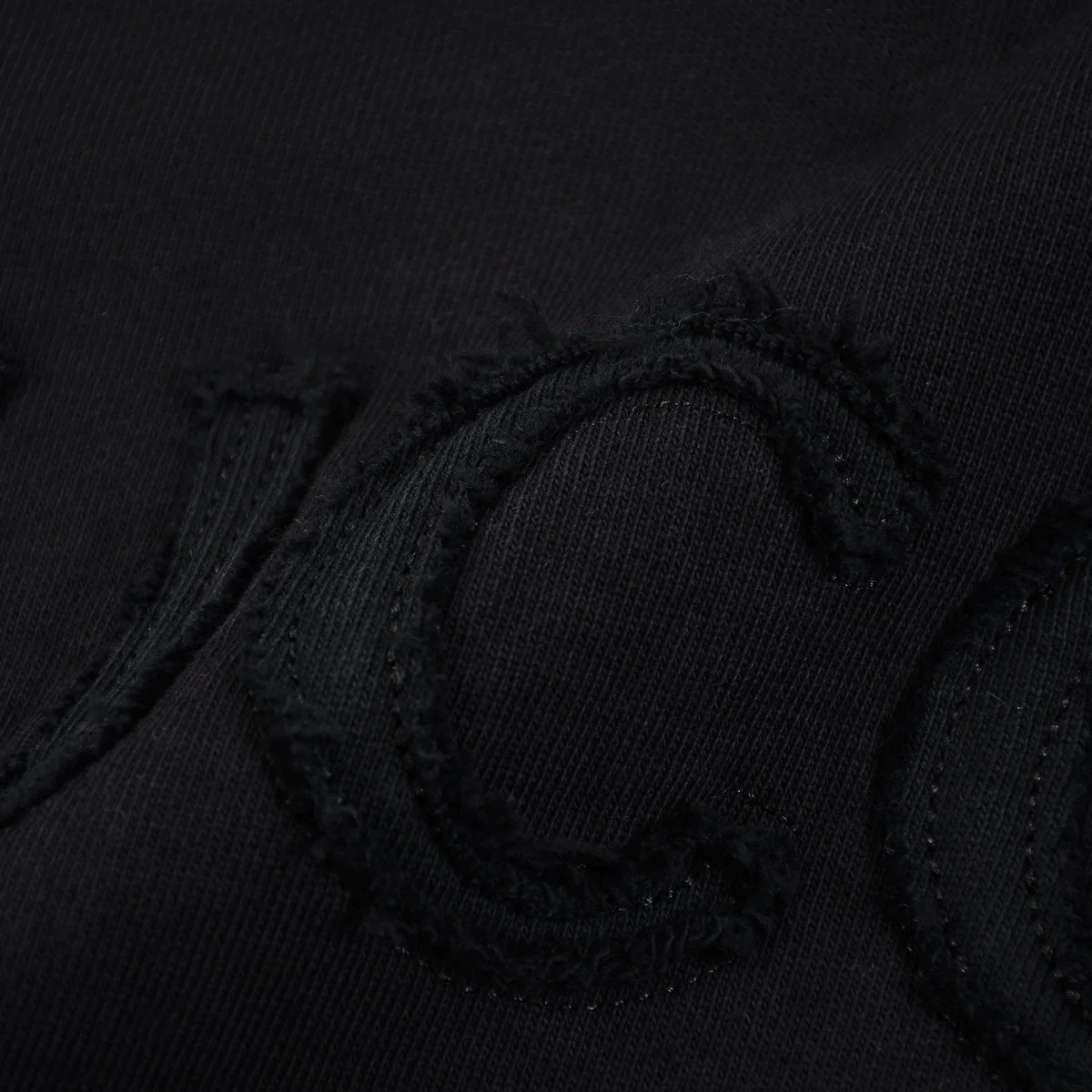 knitted embroidered hoodie