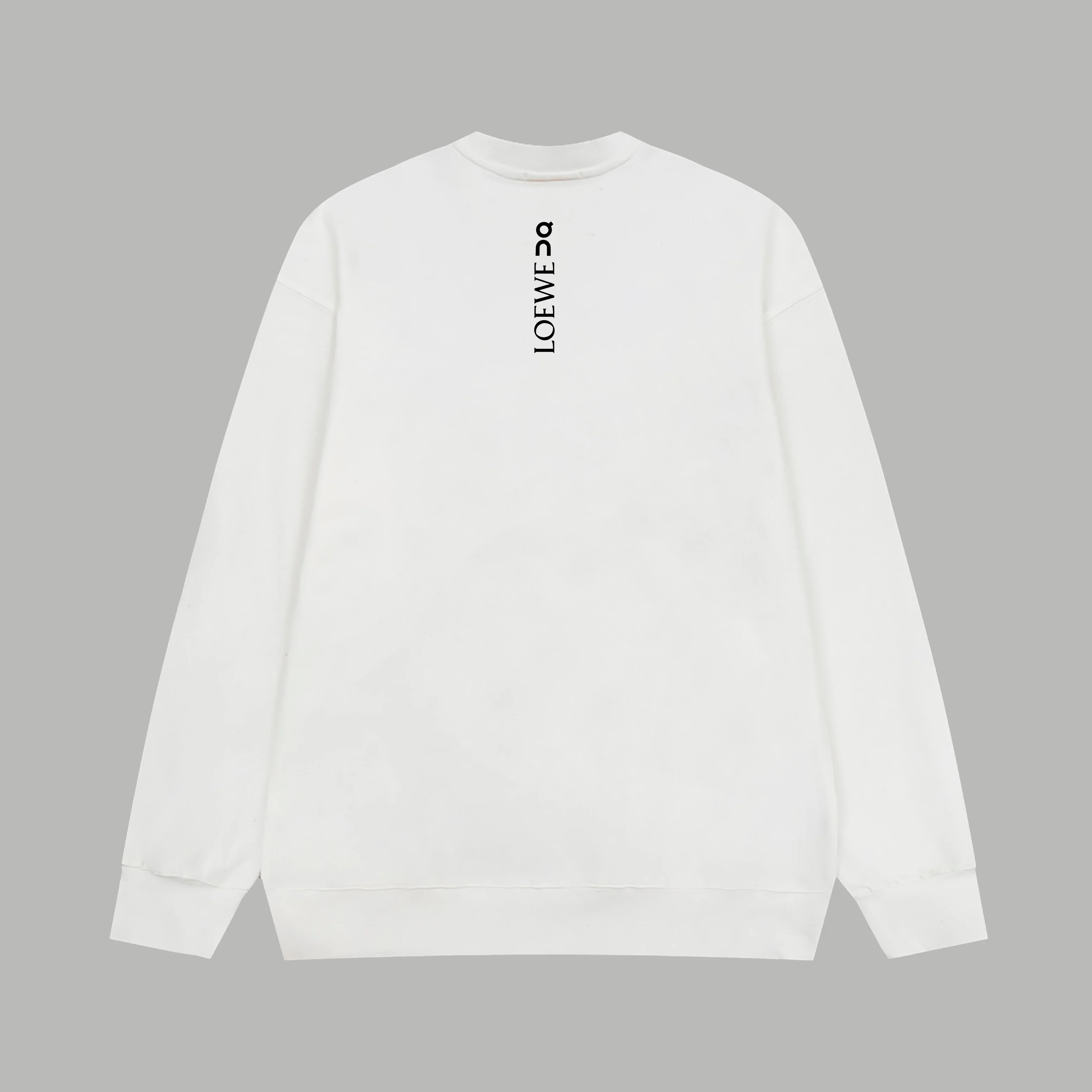 Simple printed cotton sweatshirt