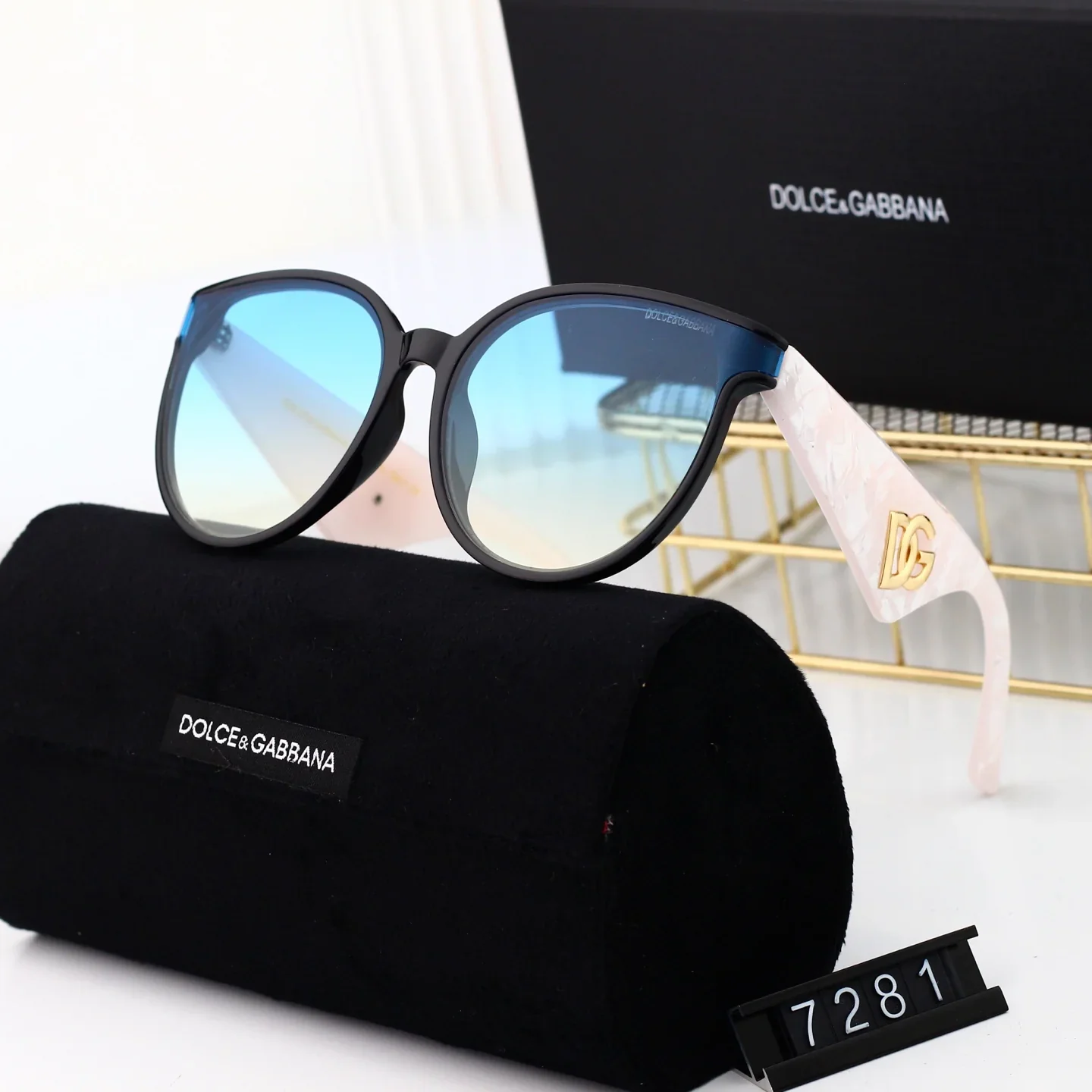 HD lens full frame sunglasses 7281