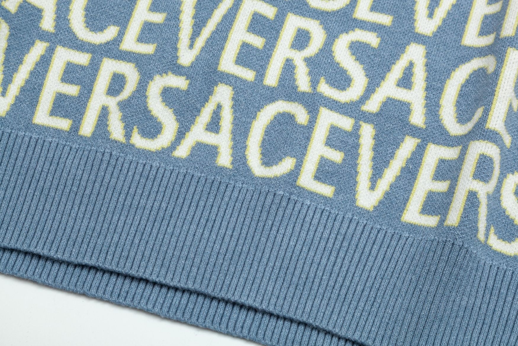 knitted jacquard sweatshirt