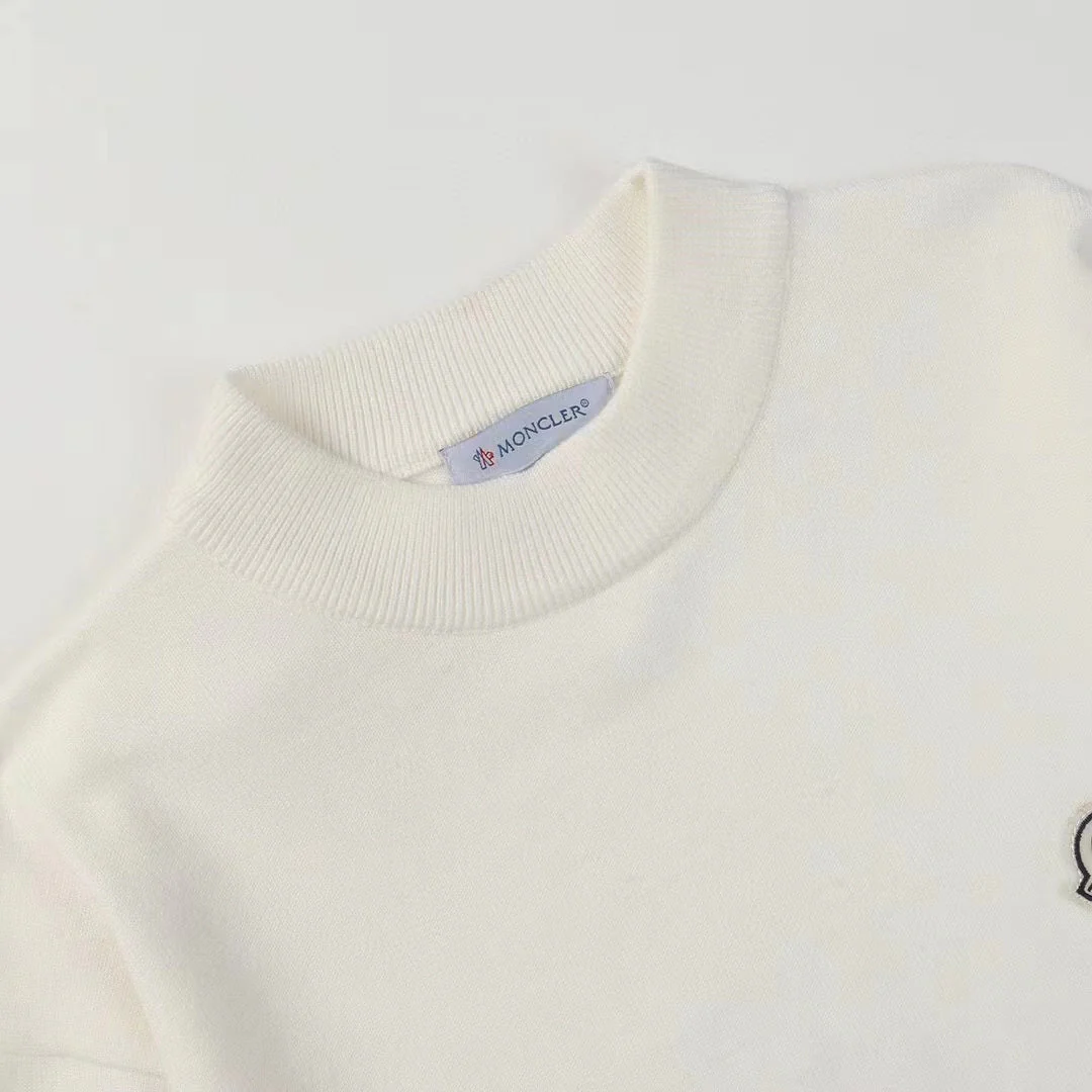 knitted embroidered sweatshirt