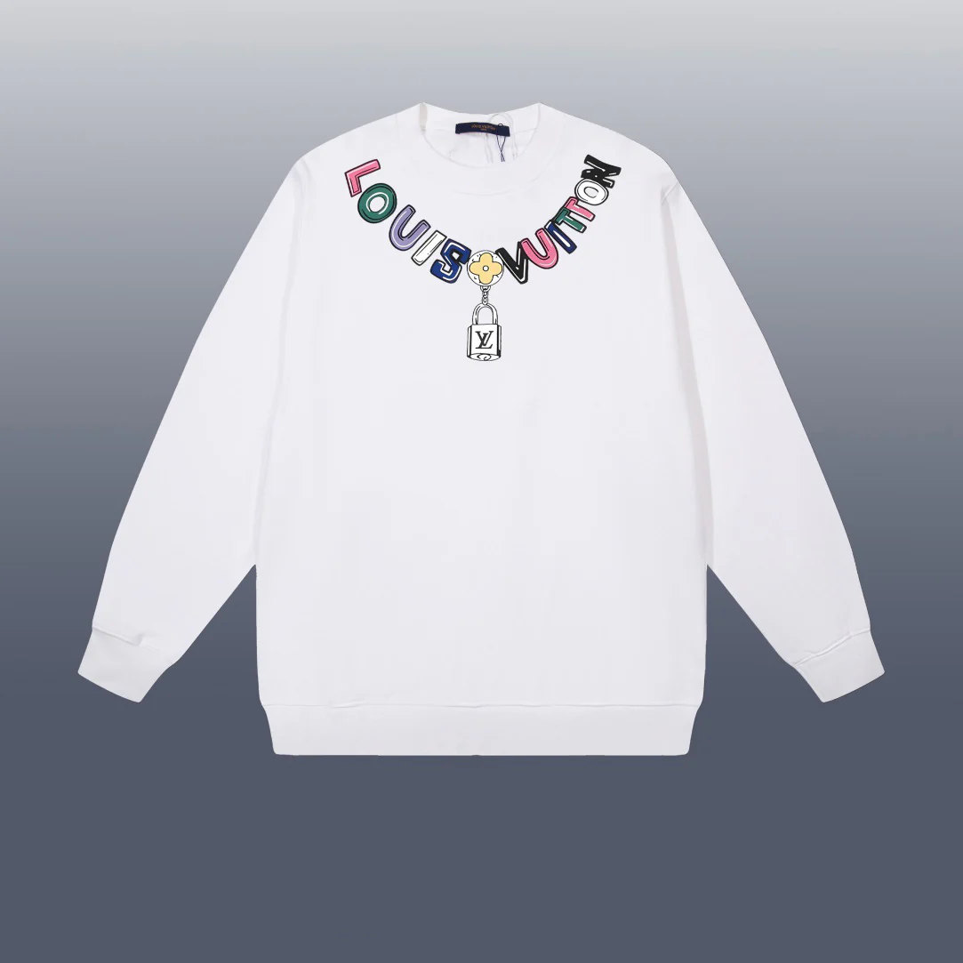 Embroidered cotton sweatshirt