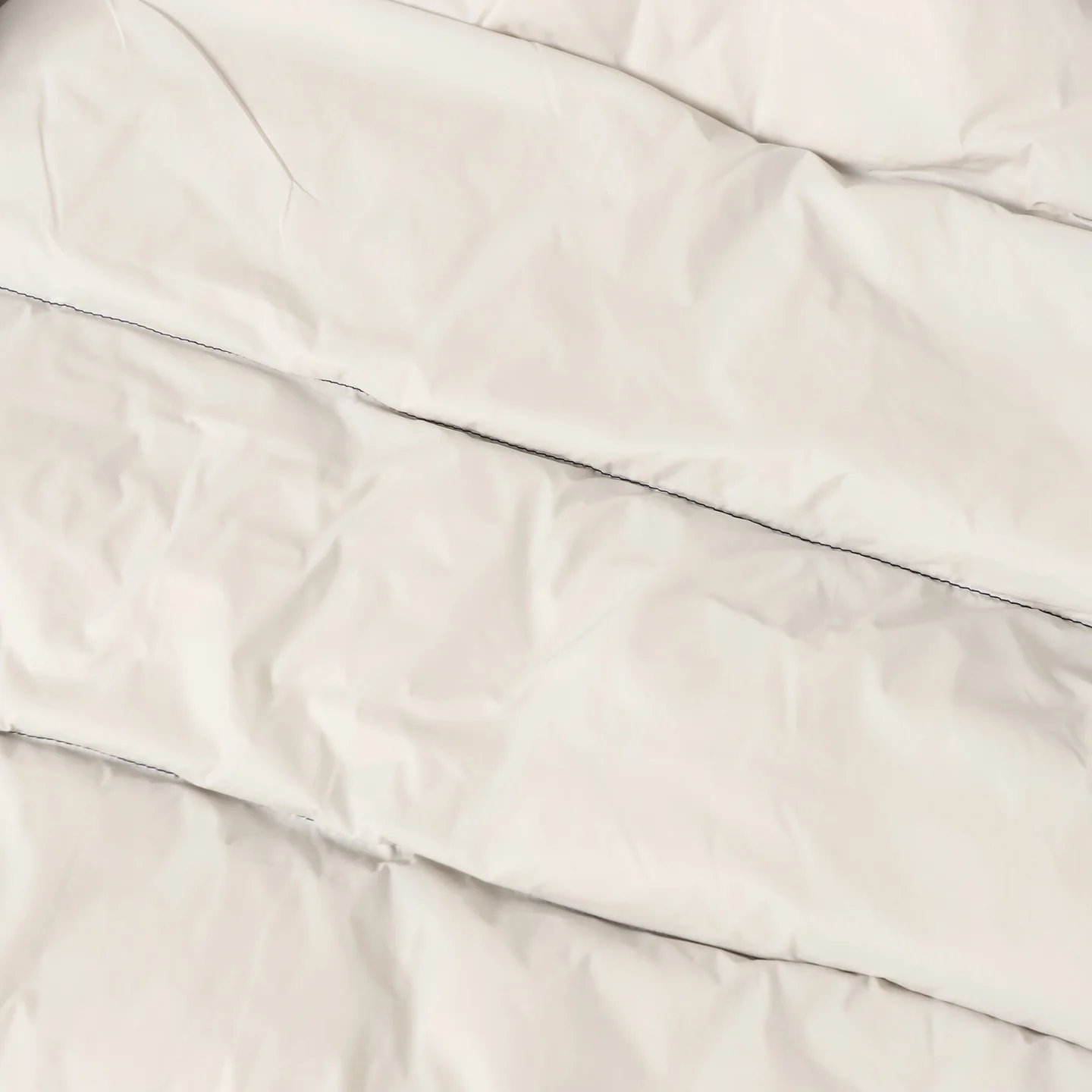 Printed hooded down jacket