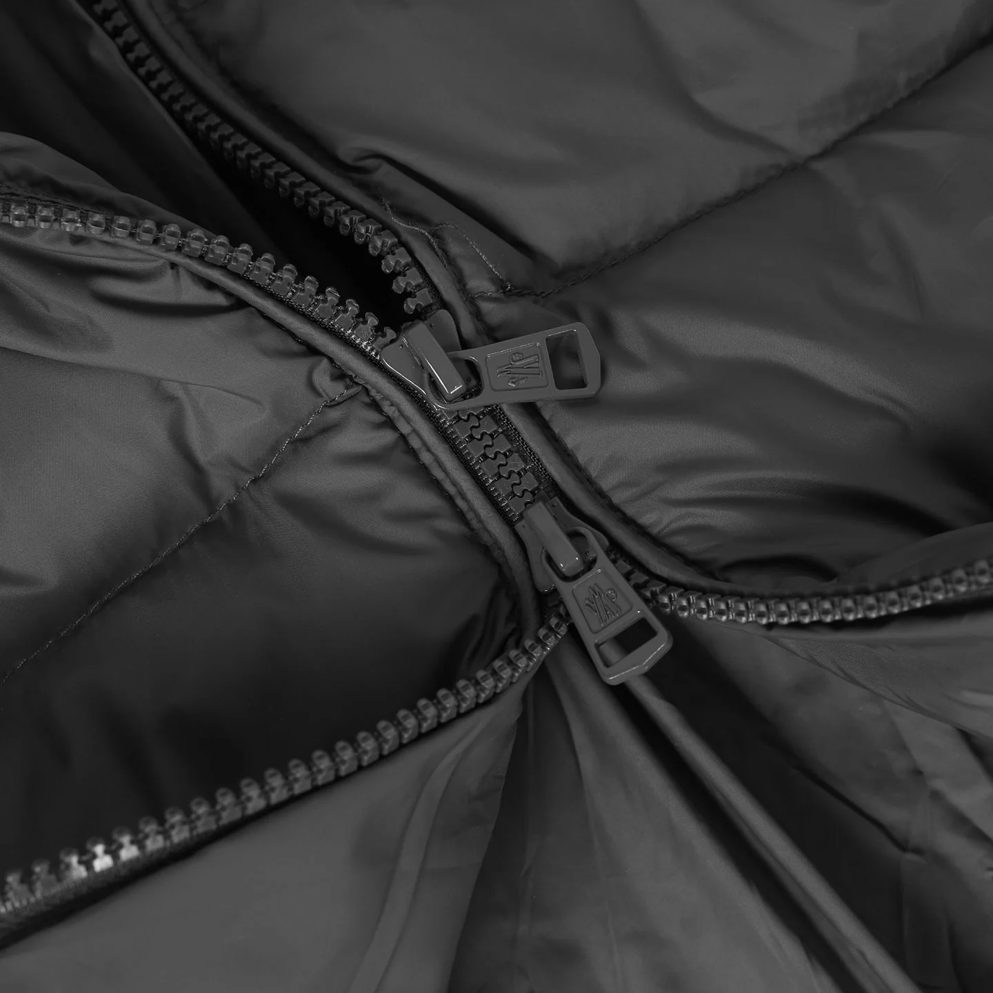 wool knitted down jacket