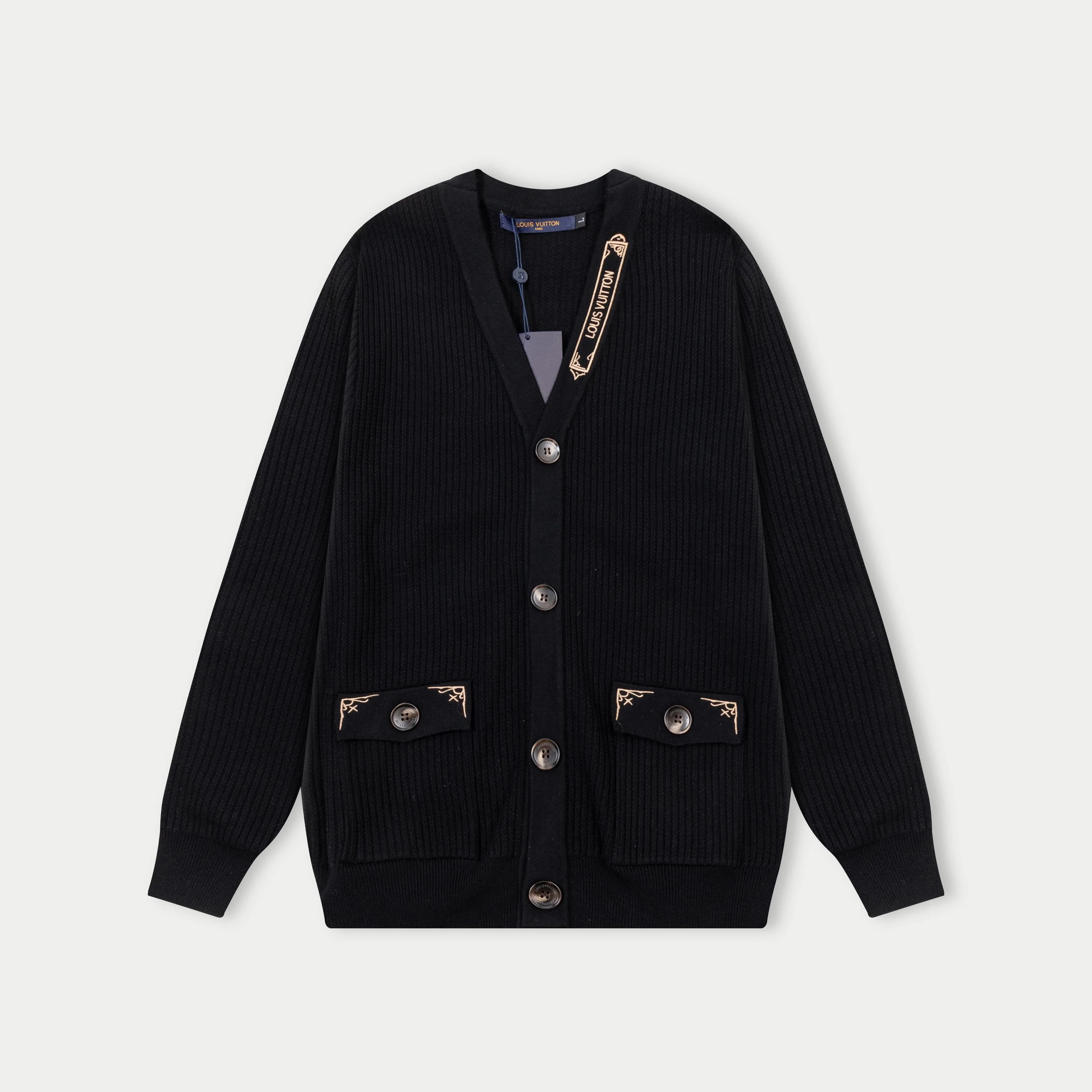 Knitted cashmere cardigan