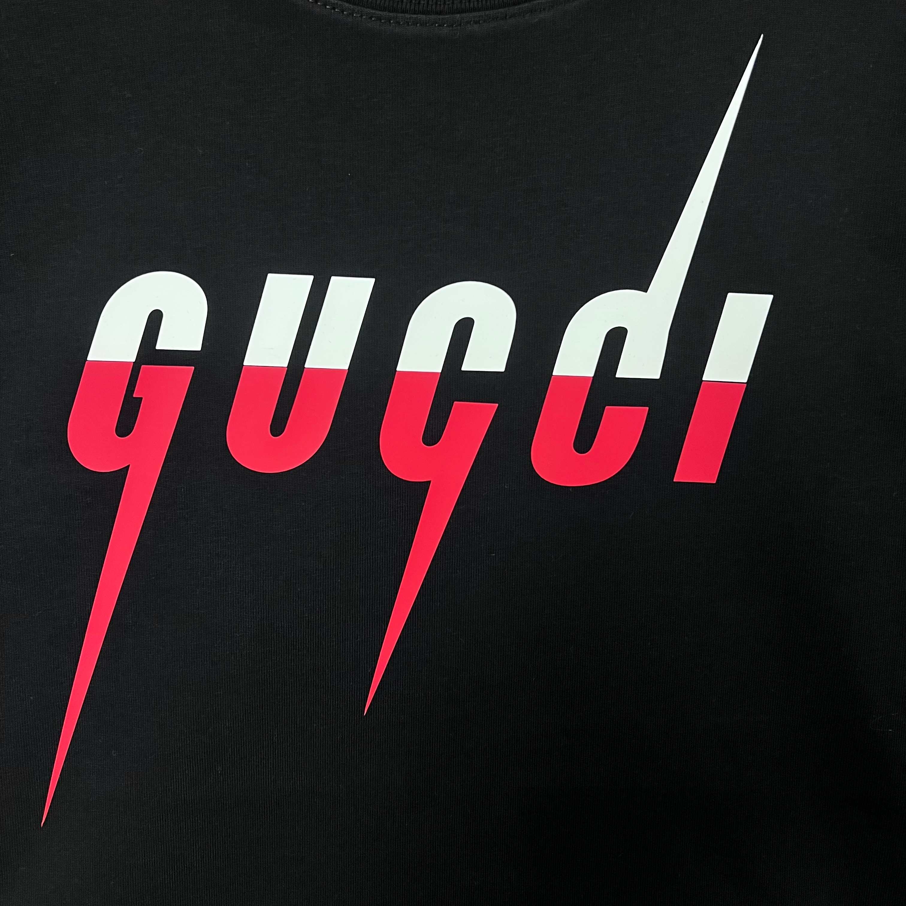 Lightning print cotton sweatshirt