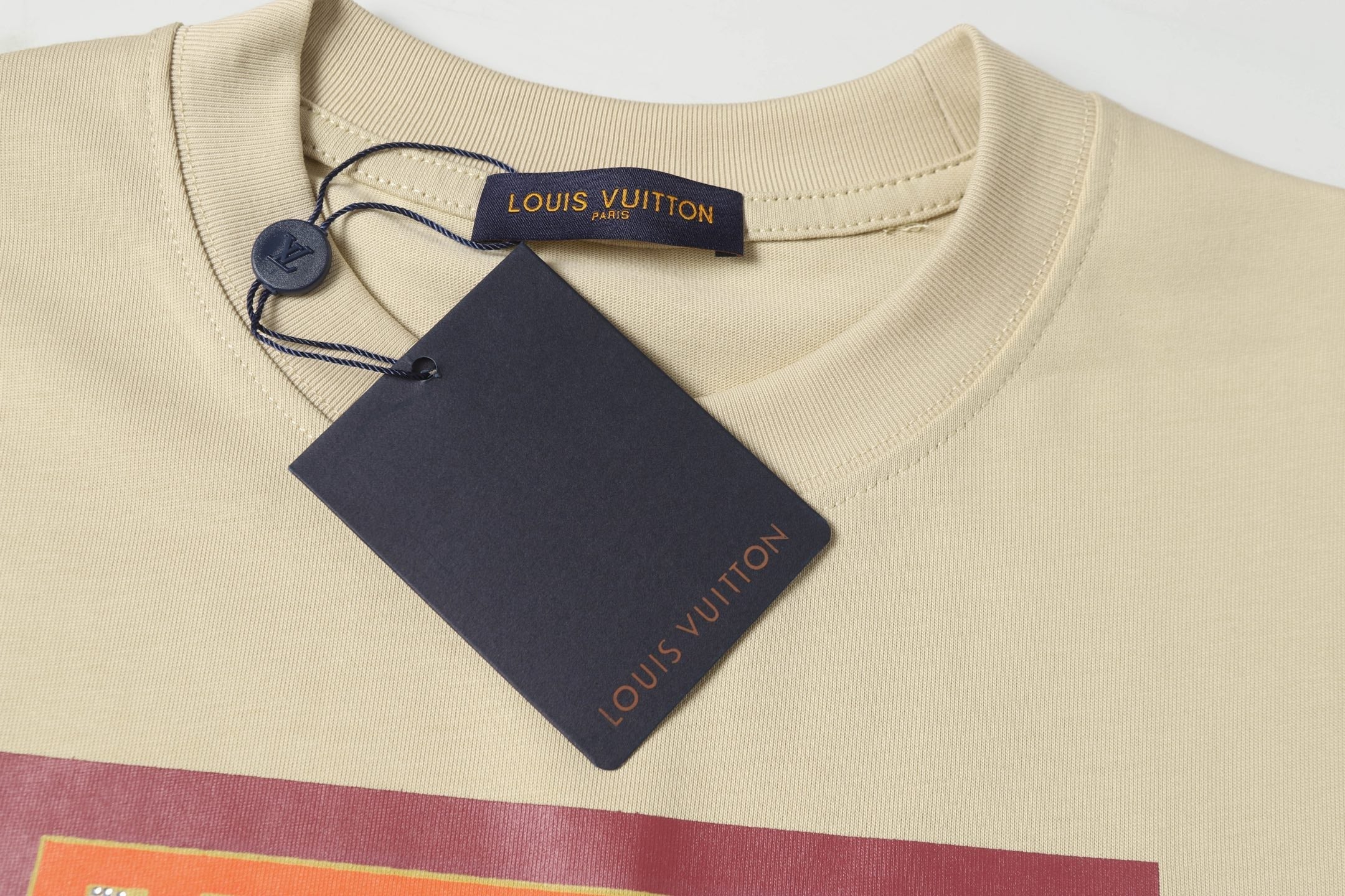 World map print rhinestone T-shirt