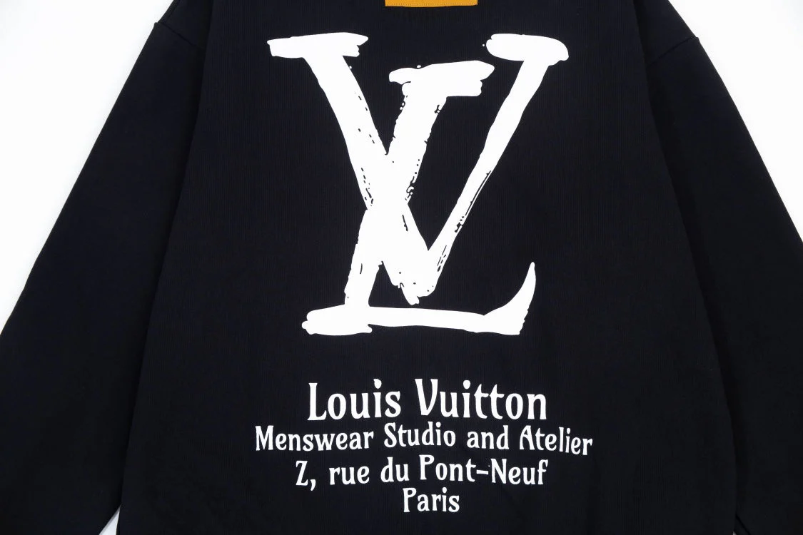 Classic Engraved Cotton Sweatshirt