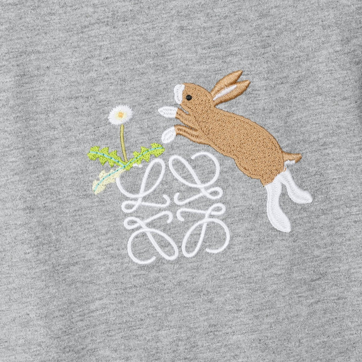 Embroidered cotton T-shirt