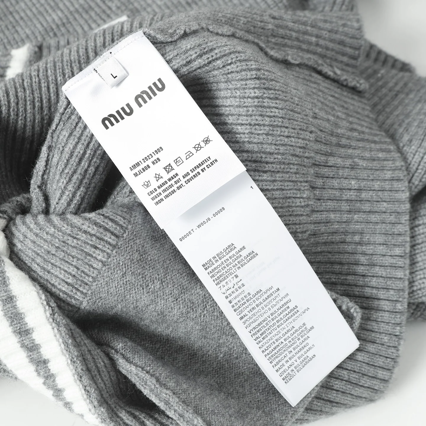 Jacquard cashmere sweater cardigan