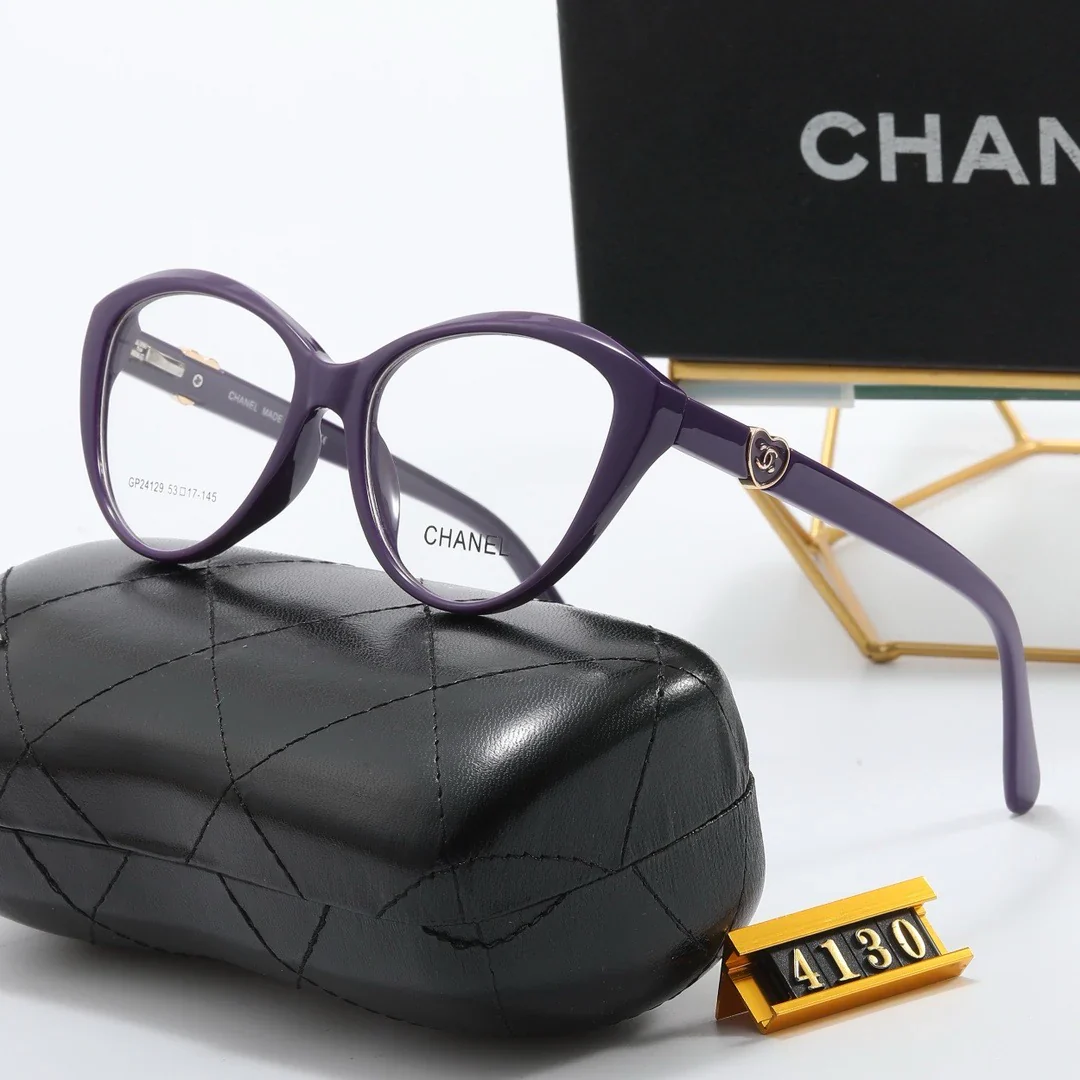 5-color full-frame transparent lens sunglasses 4130