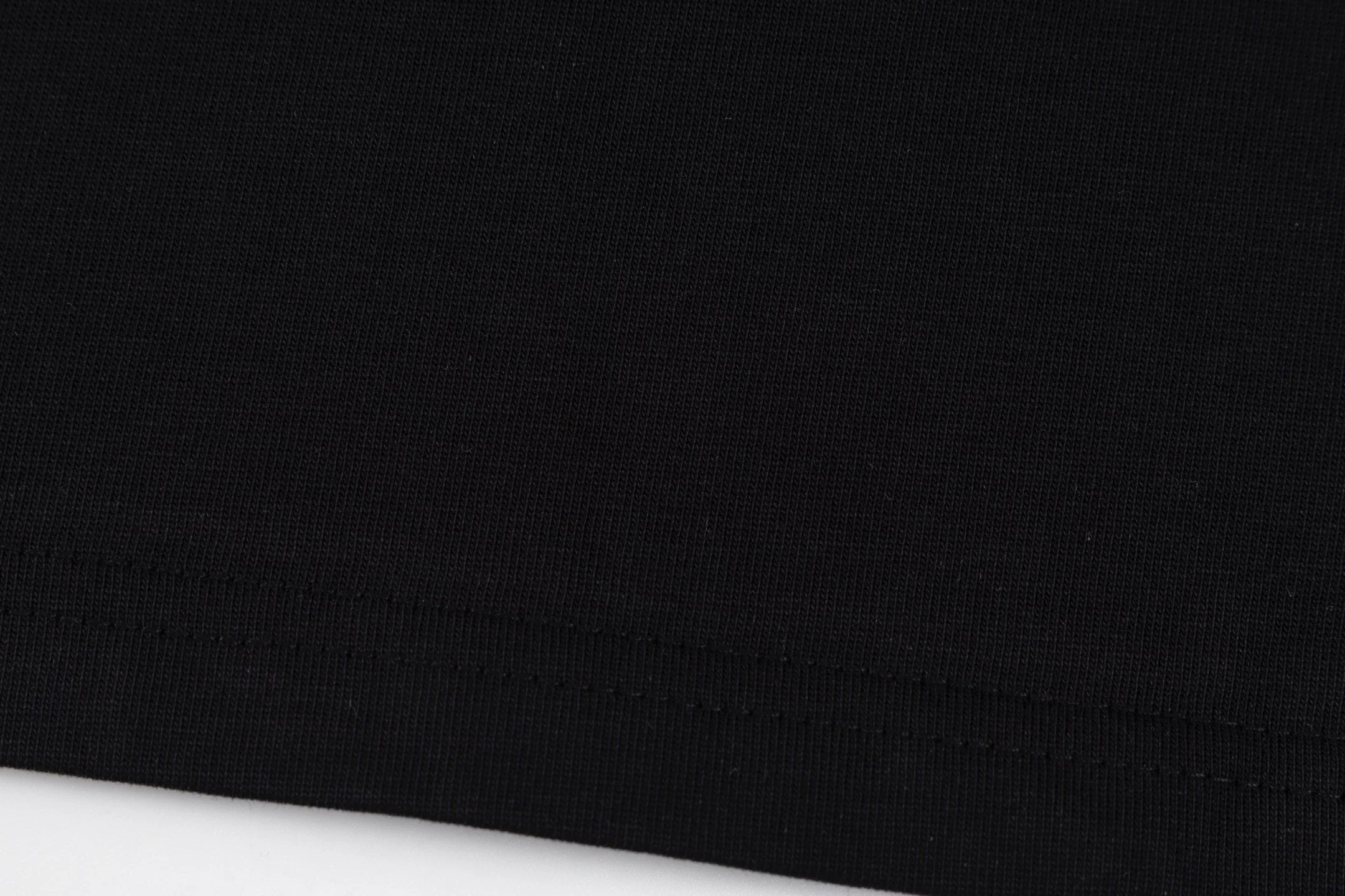 Embroidered crew neck cotton T-shirt