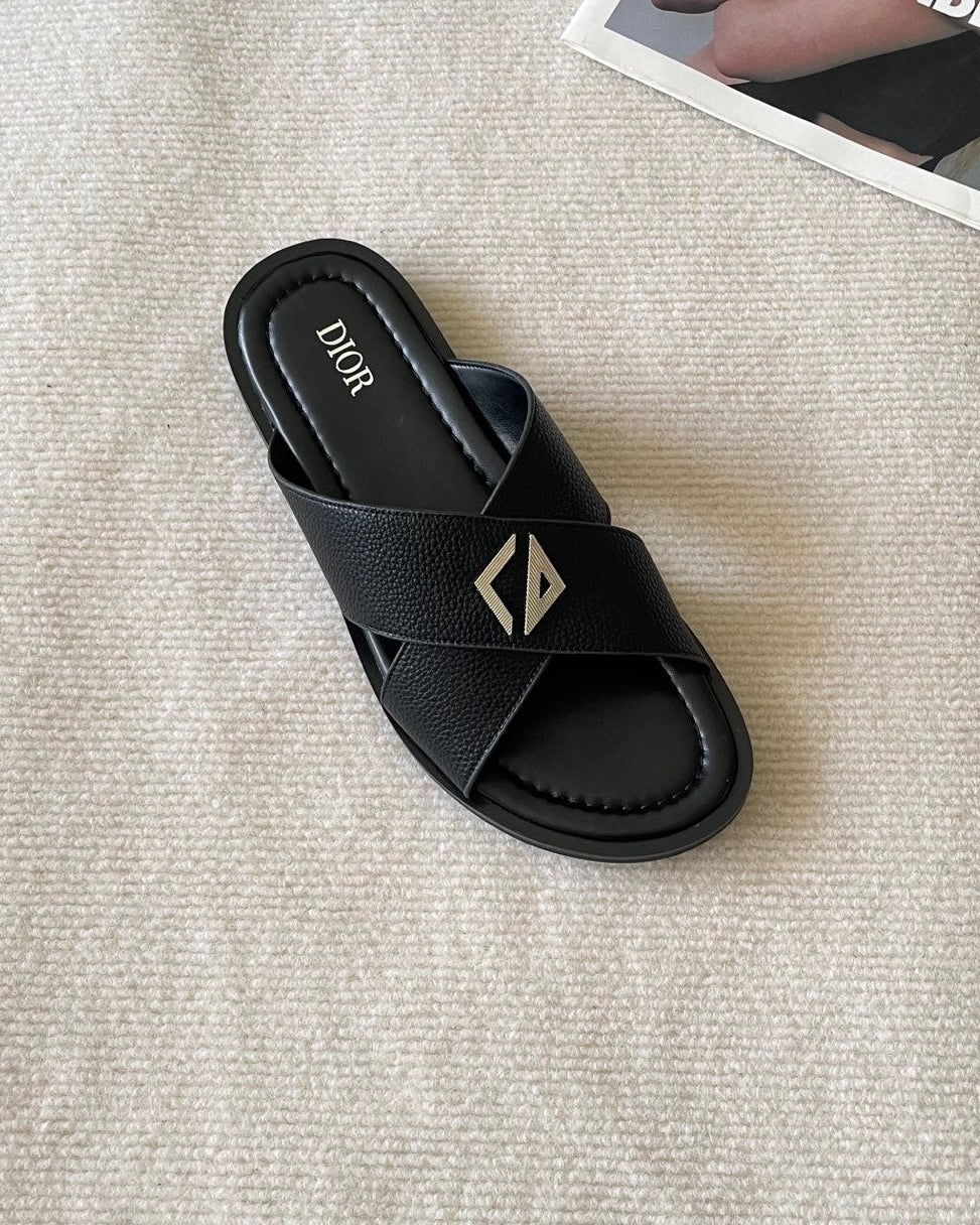 Men's canvas cross slippers