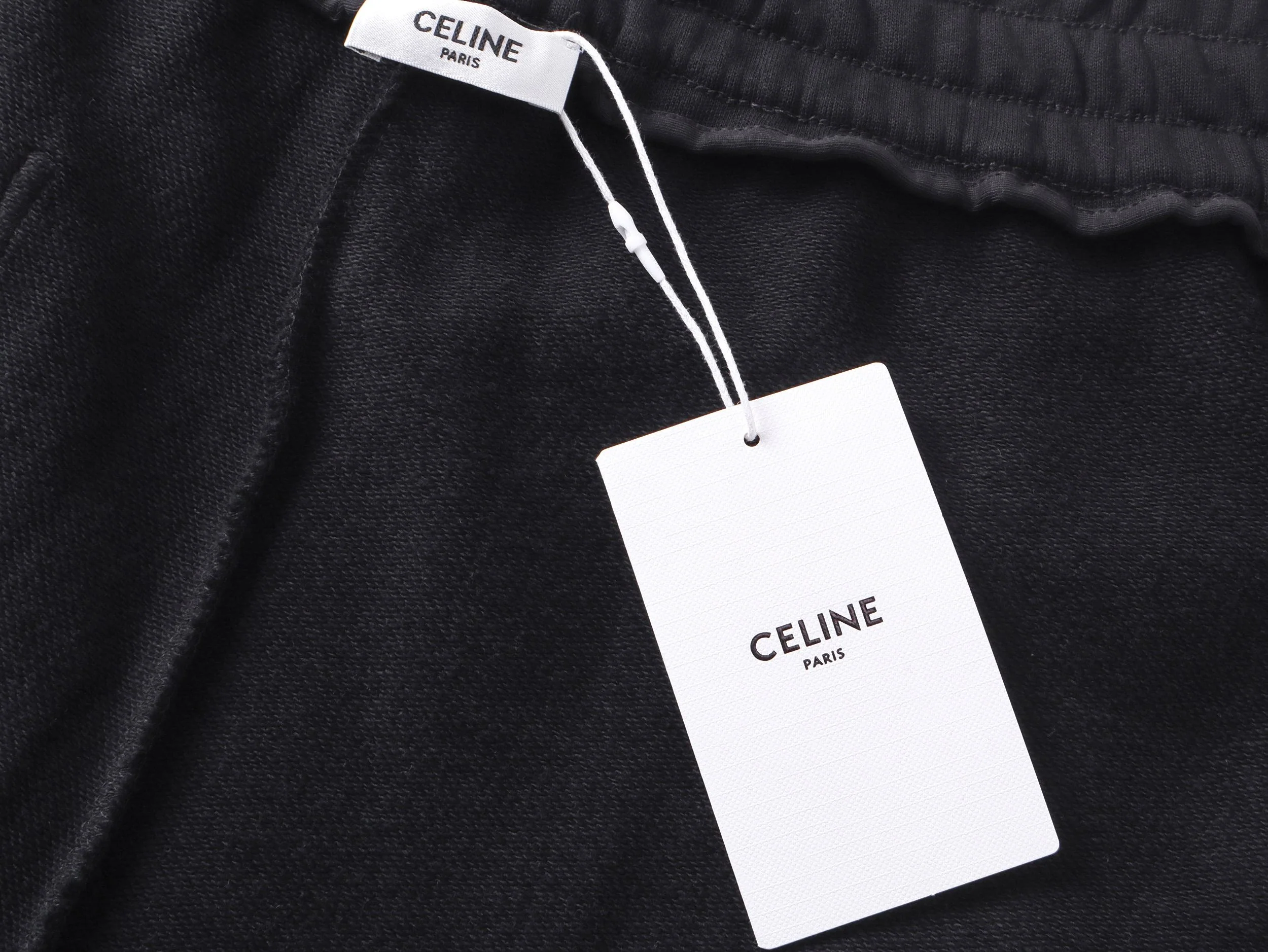 Printed drawstring casual trousers