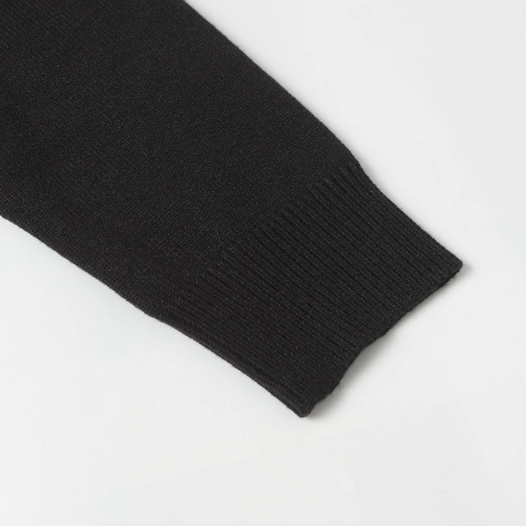 jacquard knit sweater