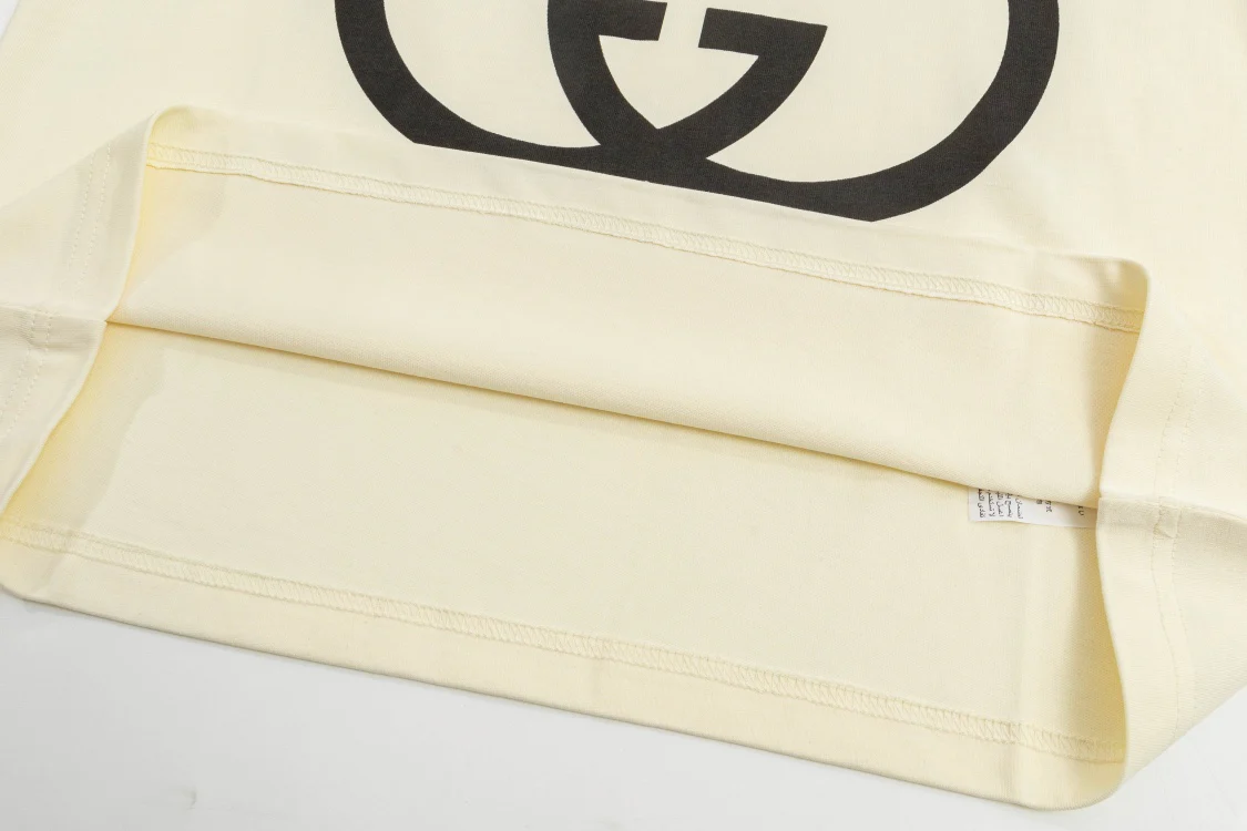 Printed crew neck cotton T-shirt