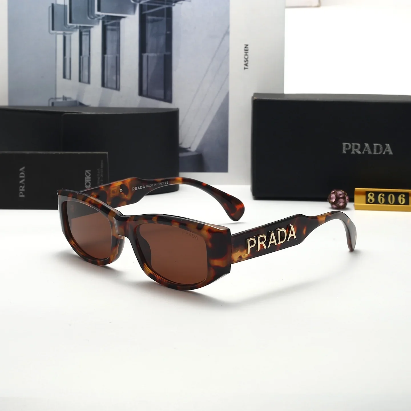 5 colors thin frame sunglasses  8606