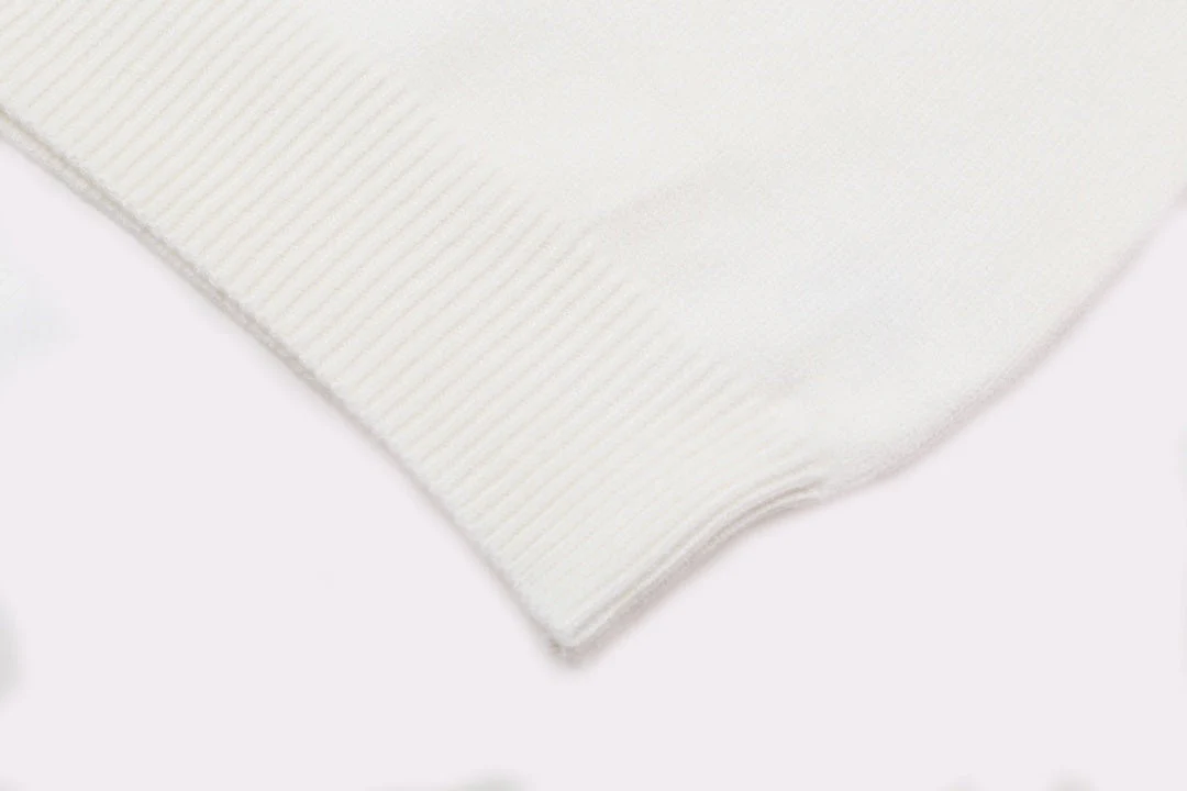 knitted jacquard sweatshirt