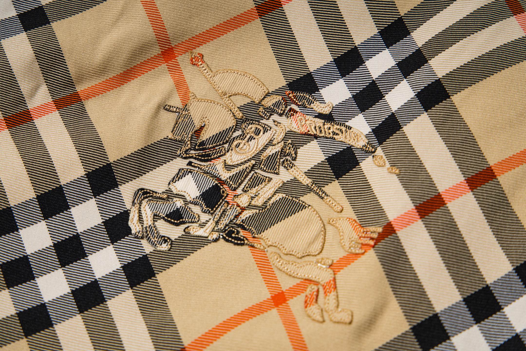 Nylon embroidered double-faced jacket