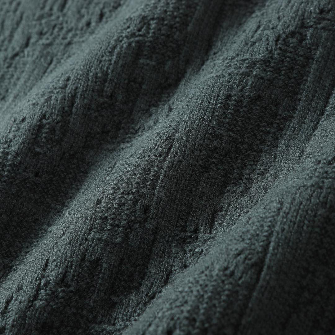 Knitted jacquard cashmere sweater