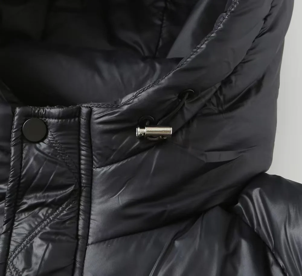 Pocket Hooded Down Jacket